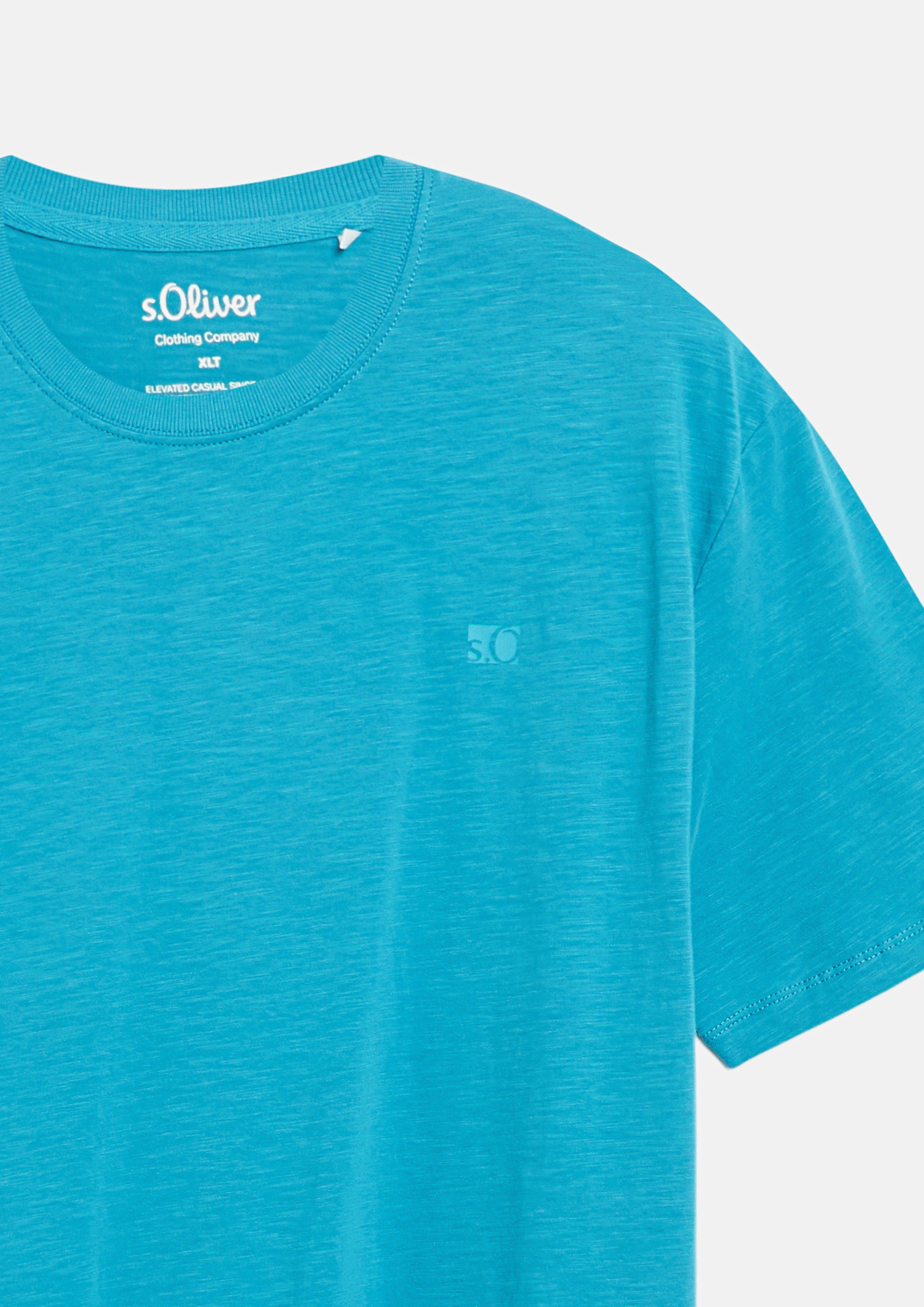 Herren T-Shirt in türkis von s.Oliver Men Tall Sizes