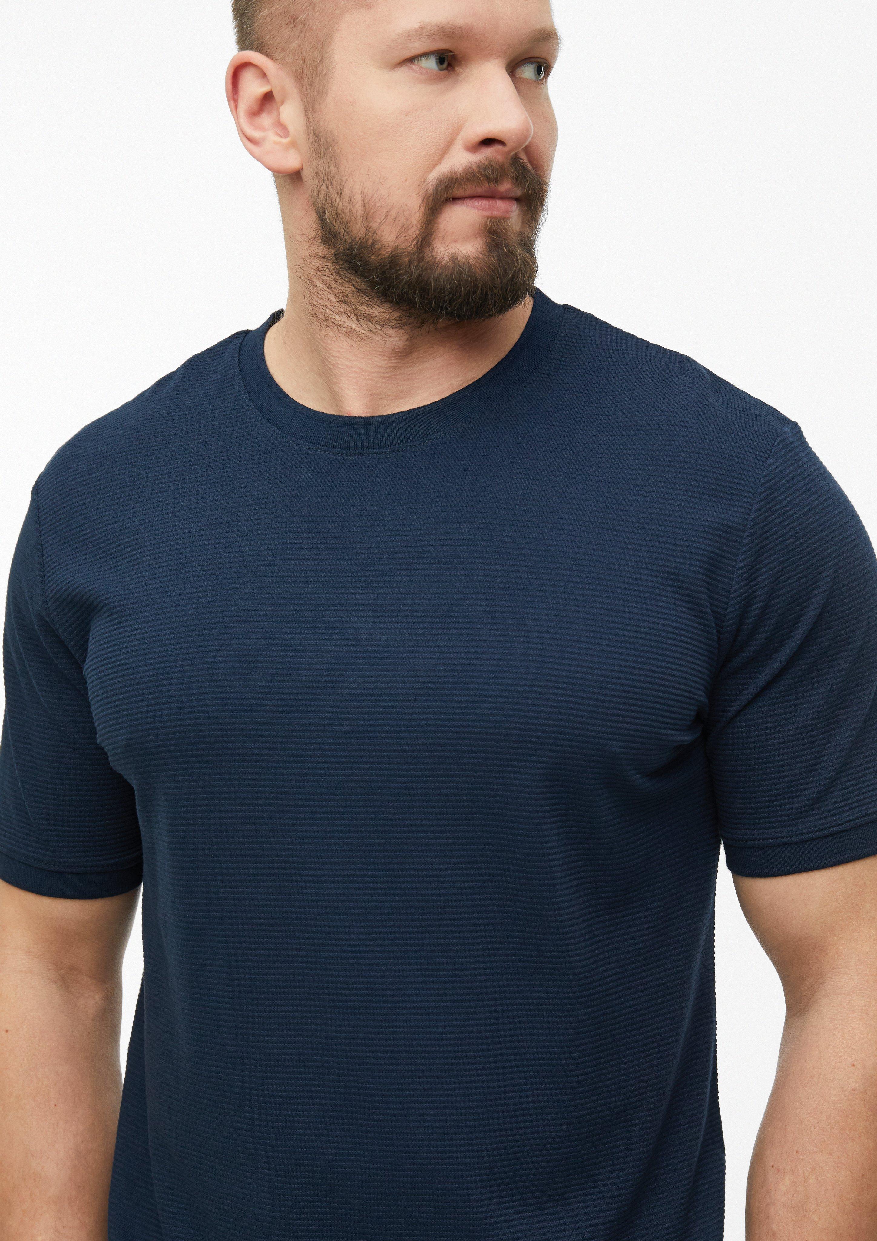 Heren T-shirt in blauw van s.Oliver Men Tall Sizes