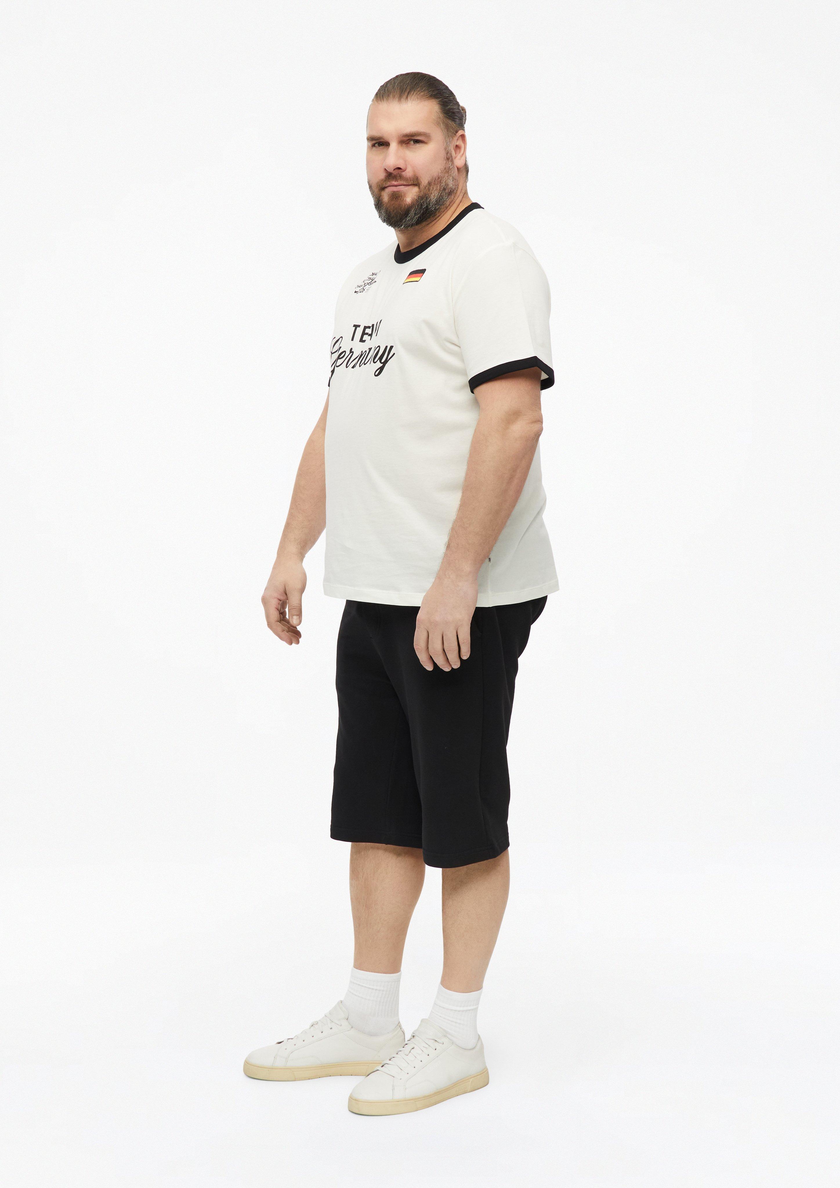 Herren T-Shirt in creme von s.Oliver Men Big Sizes