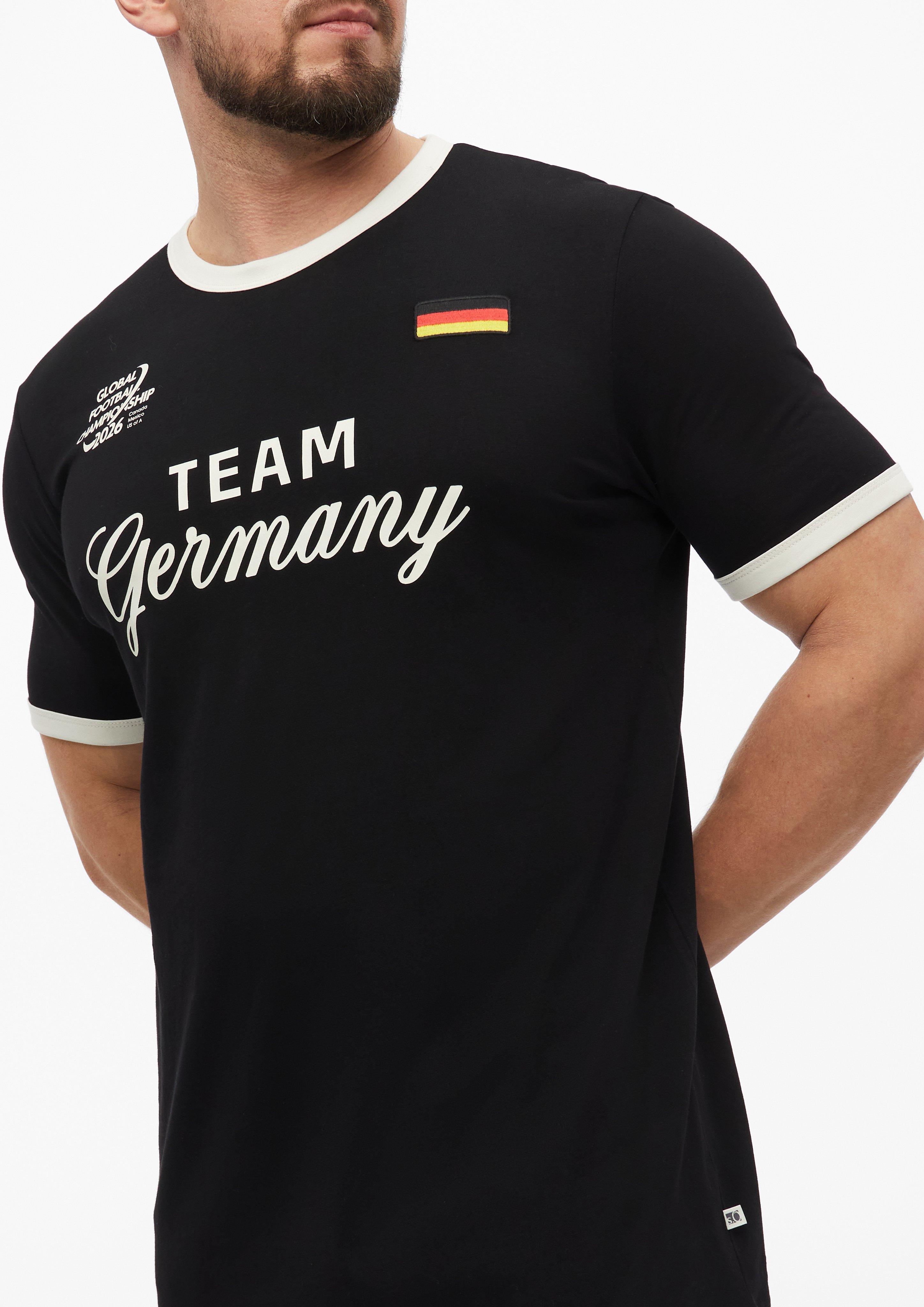 Herren T-Shirt in schwarz von s.Oliver Men Tall Sizes
