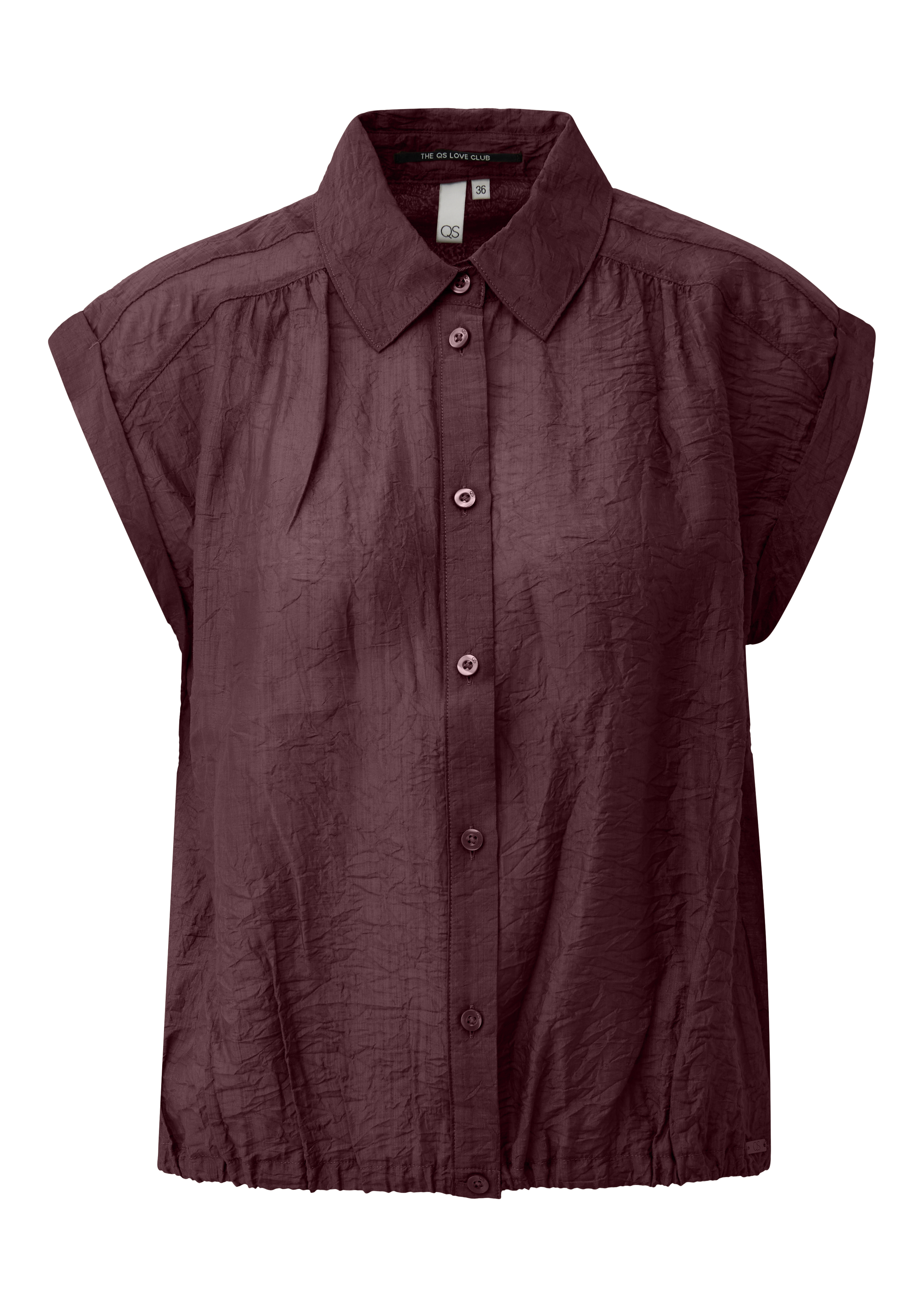 Leicht transparente Viskosemixbluse