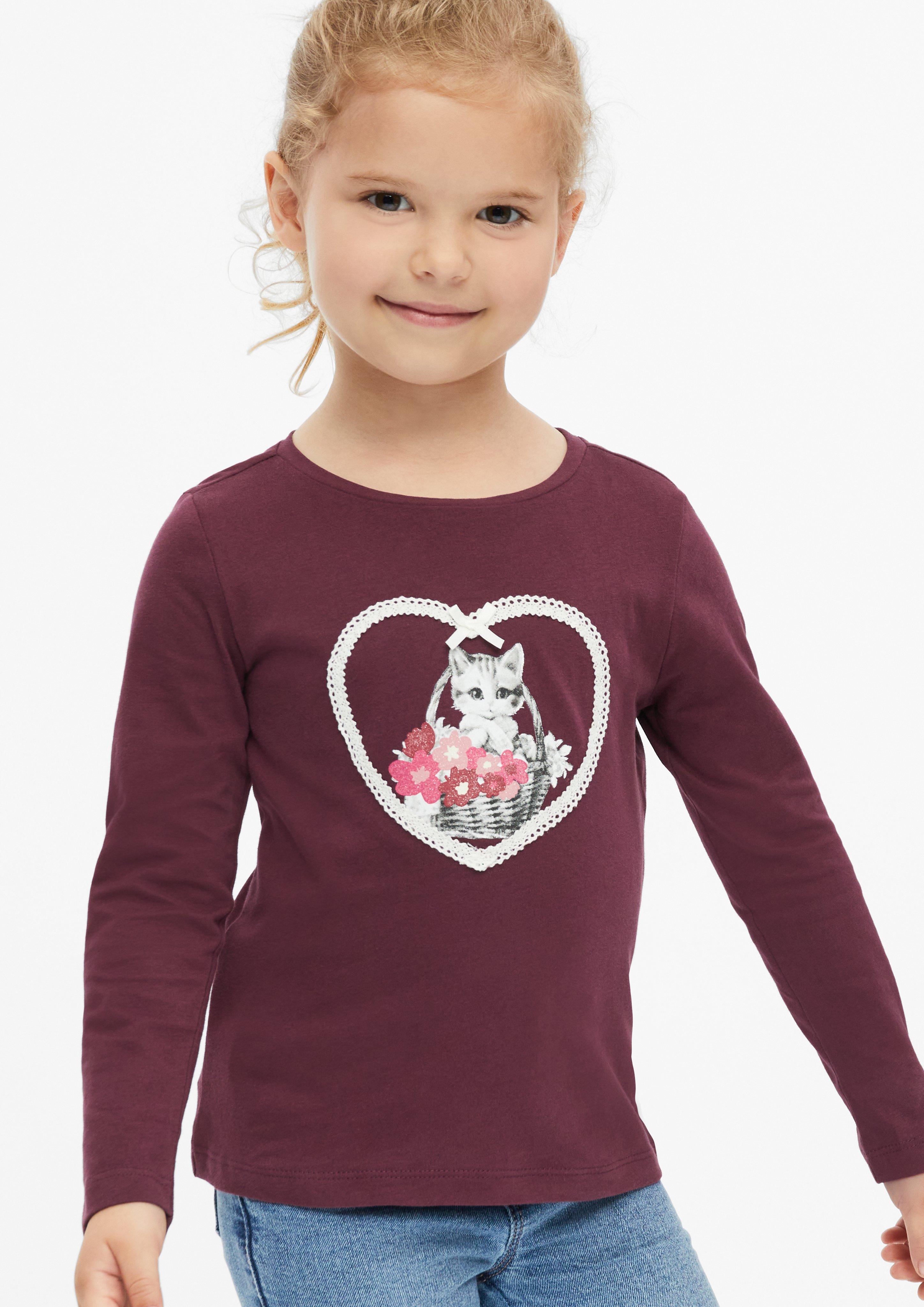Kinder T-Shirt in rot von s.Oliver