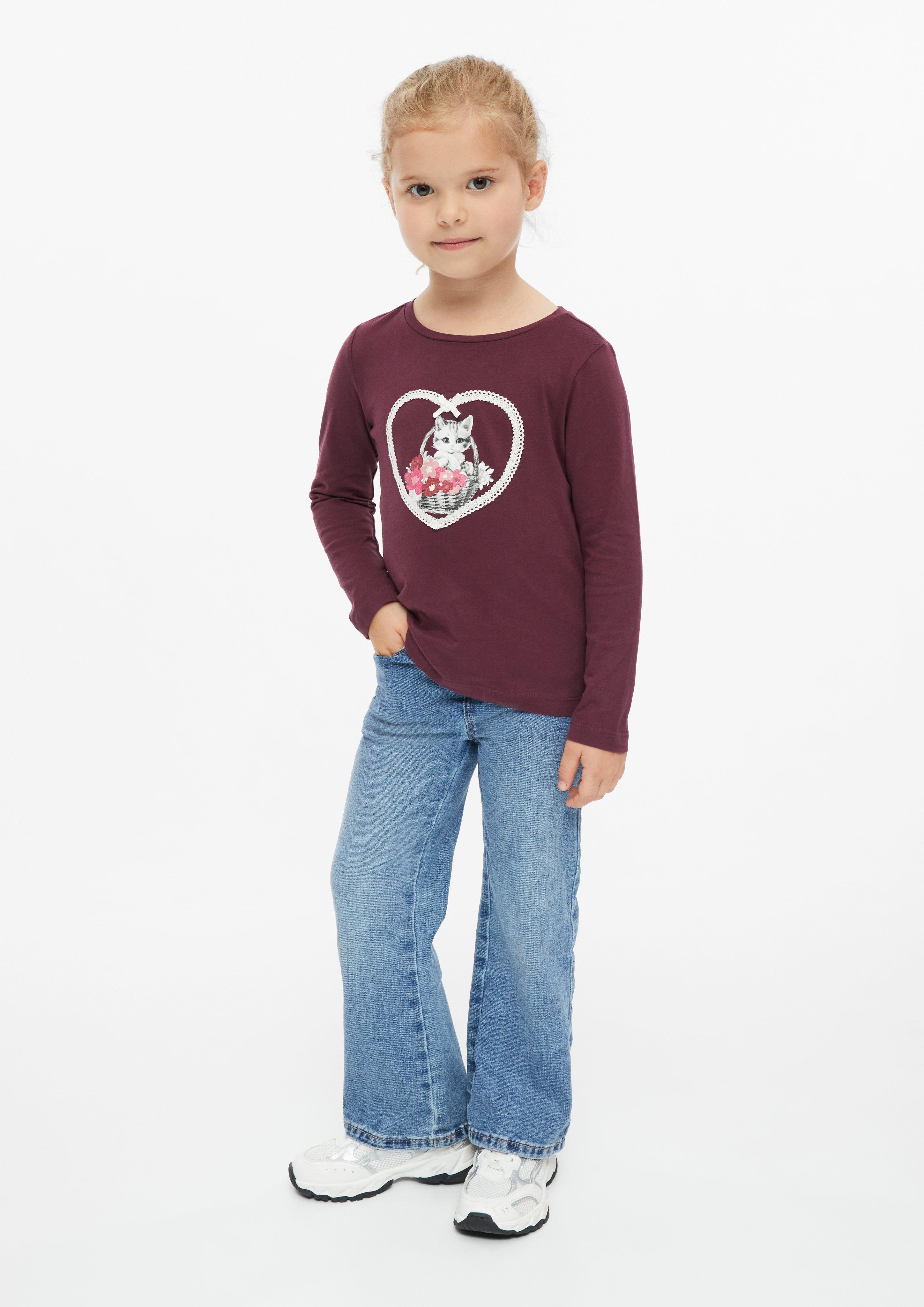 Kinder T-Shirt in rot von s.Oliver