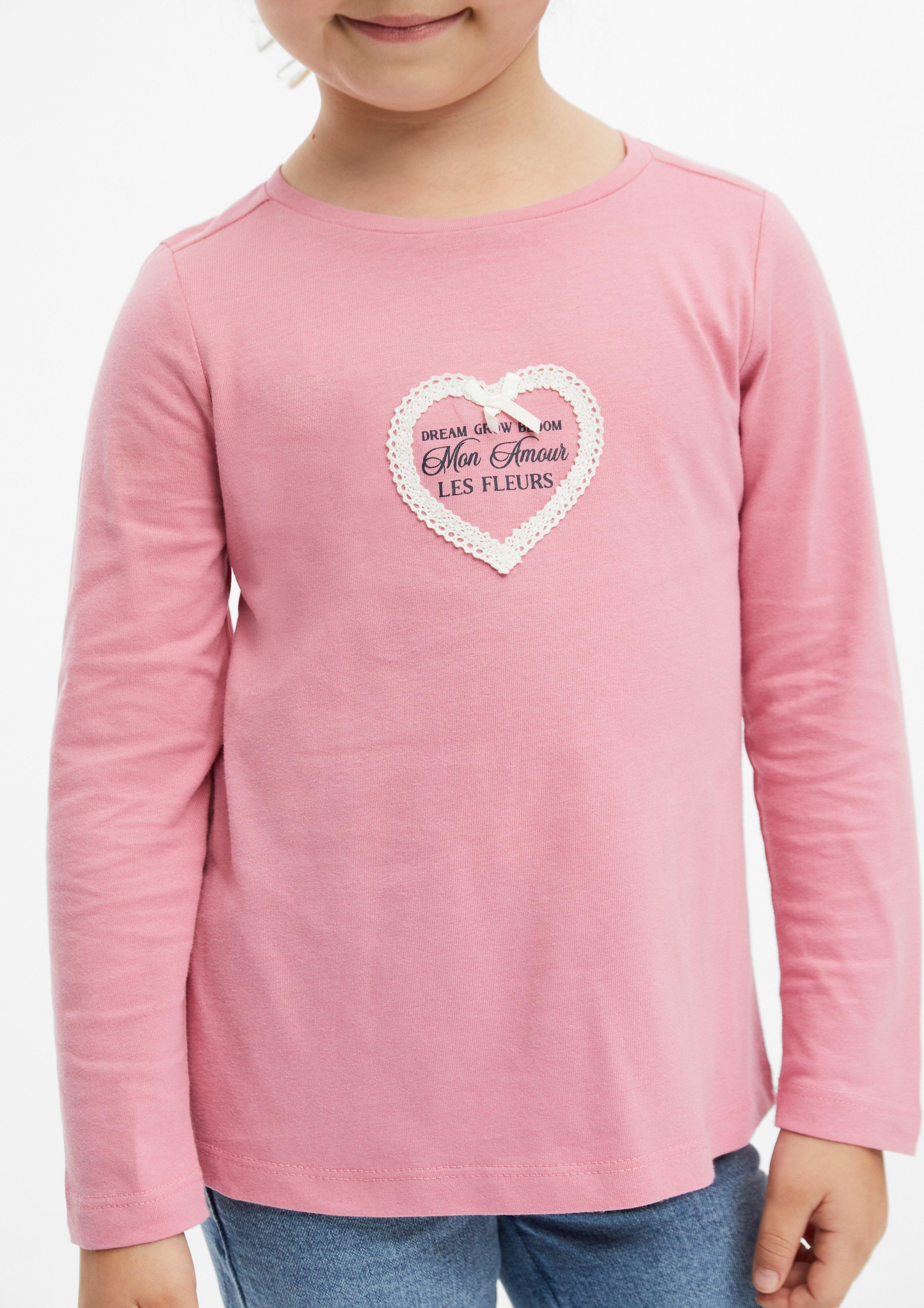 Kinder T-Shirt in pink von s.Oliver
