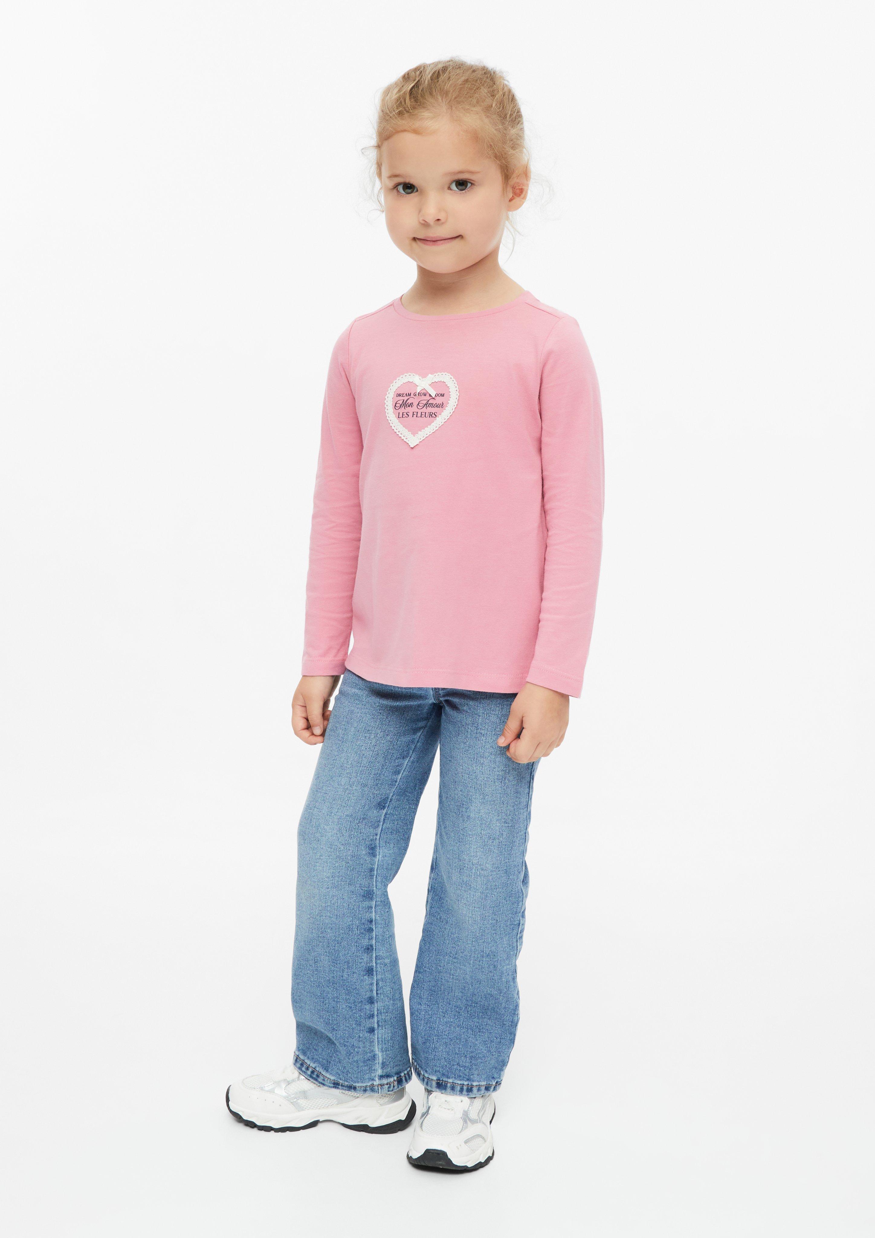 Kinder T-Shirt in pink von s.Oliver