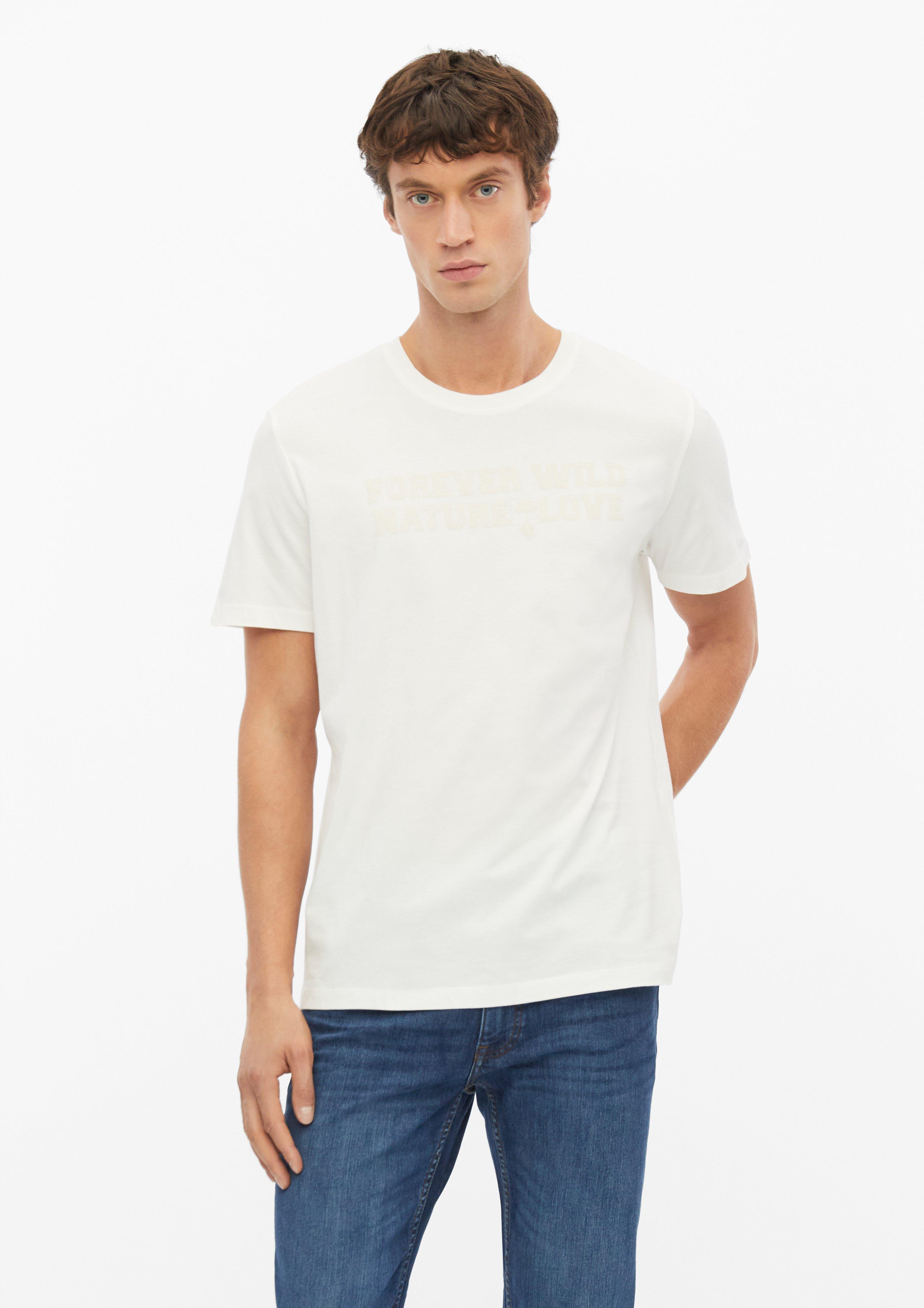 T-Shirt mit Frontprint aus 100% Baumwolle in Farbe weiß von s.Oliver