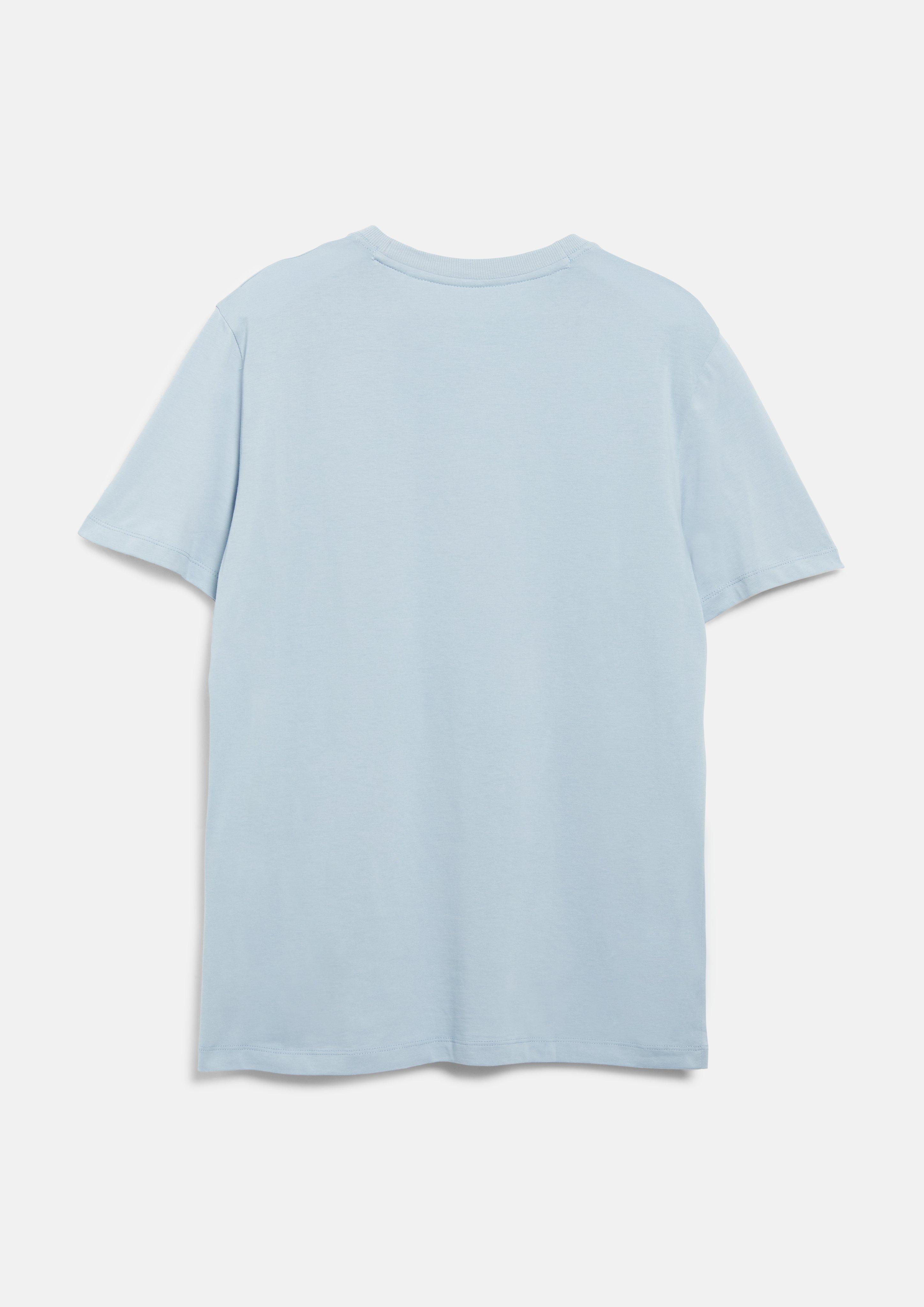 Herren T-Shirt mit Frontprint aus 100% Baumwolle in blau von s.Oliver