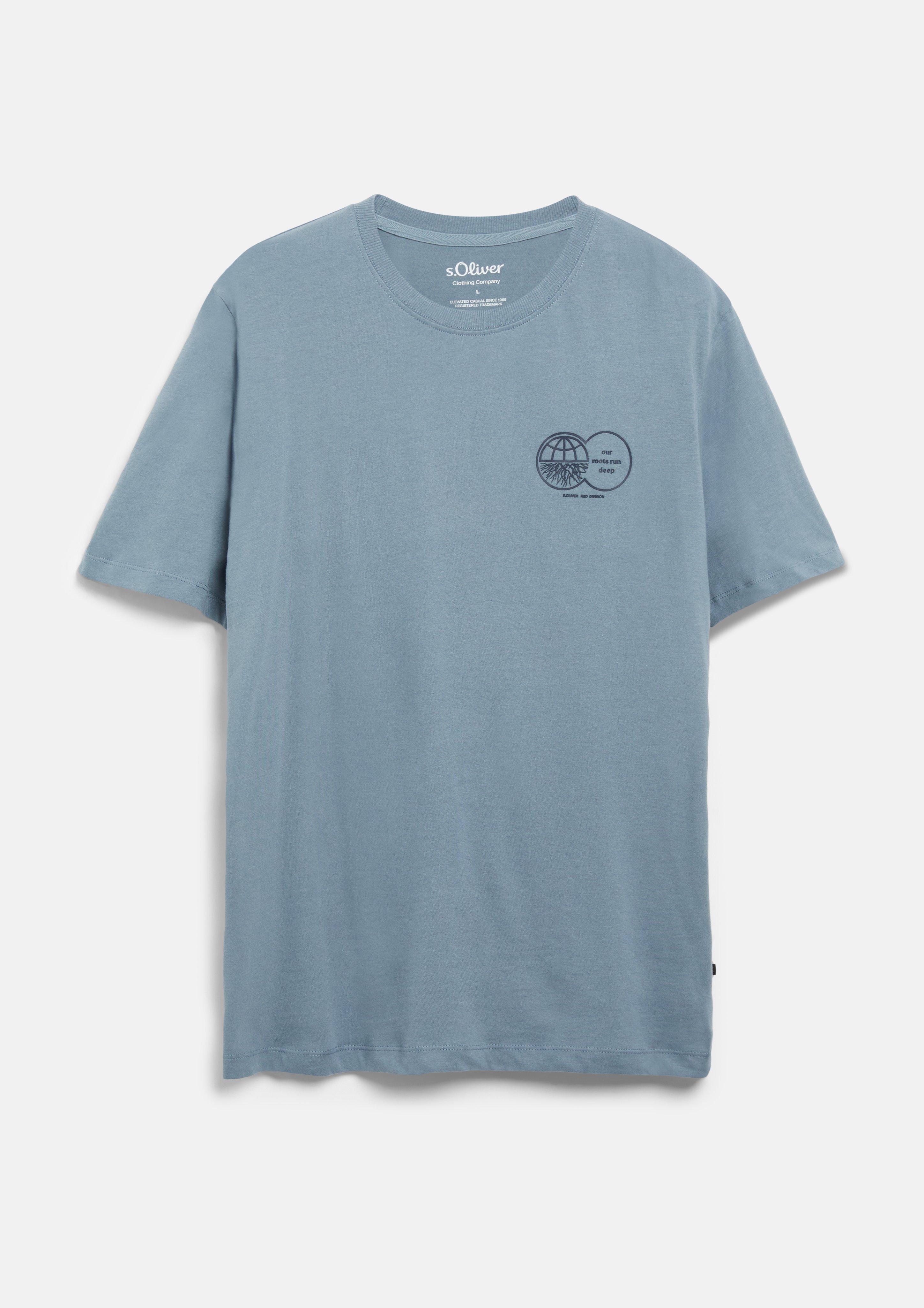 Men T-Shirt in blue by s.Oliver