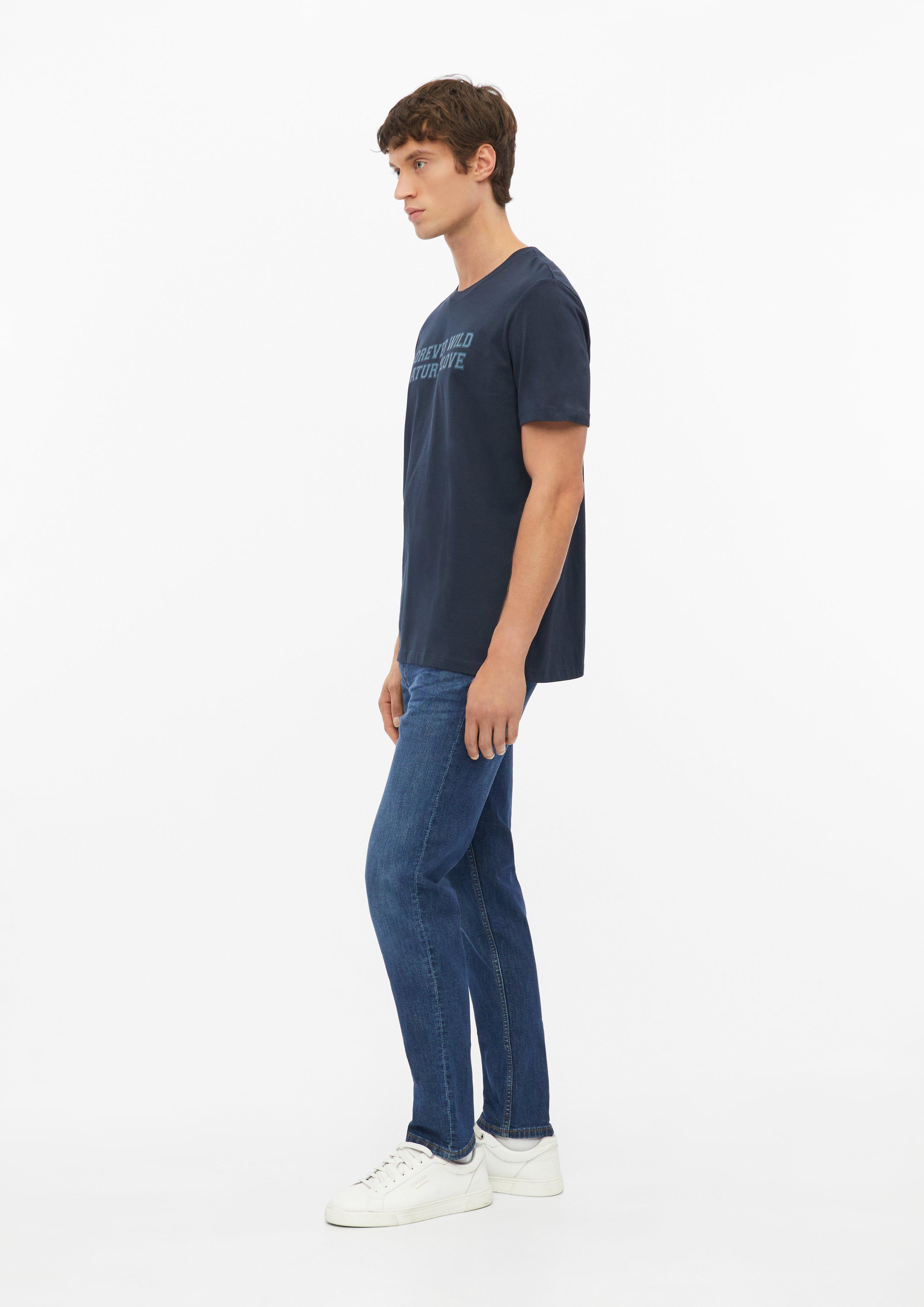 Herren T-Shirt mit Frontprint aus 100% Baumwolle in braun von s.Oliver