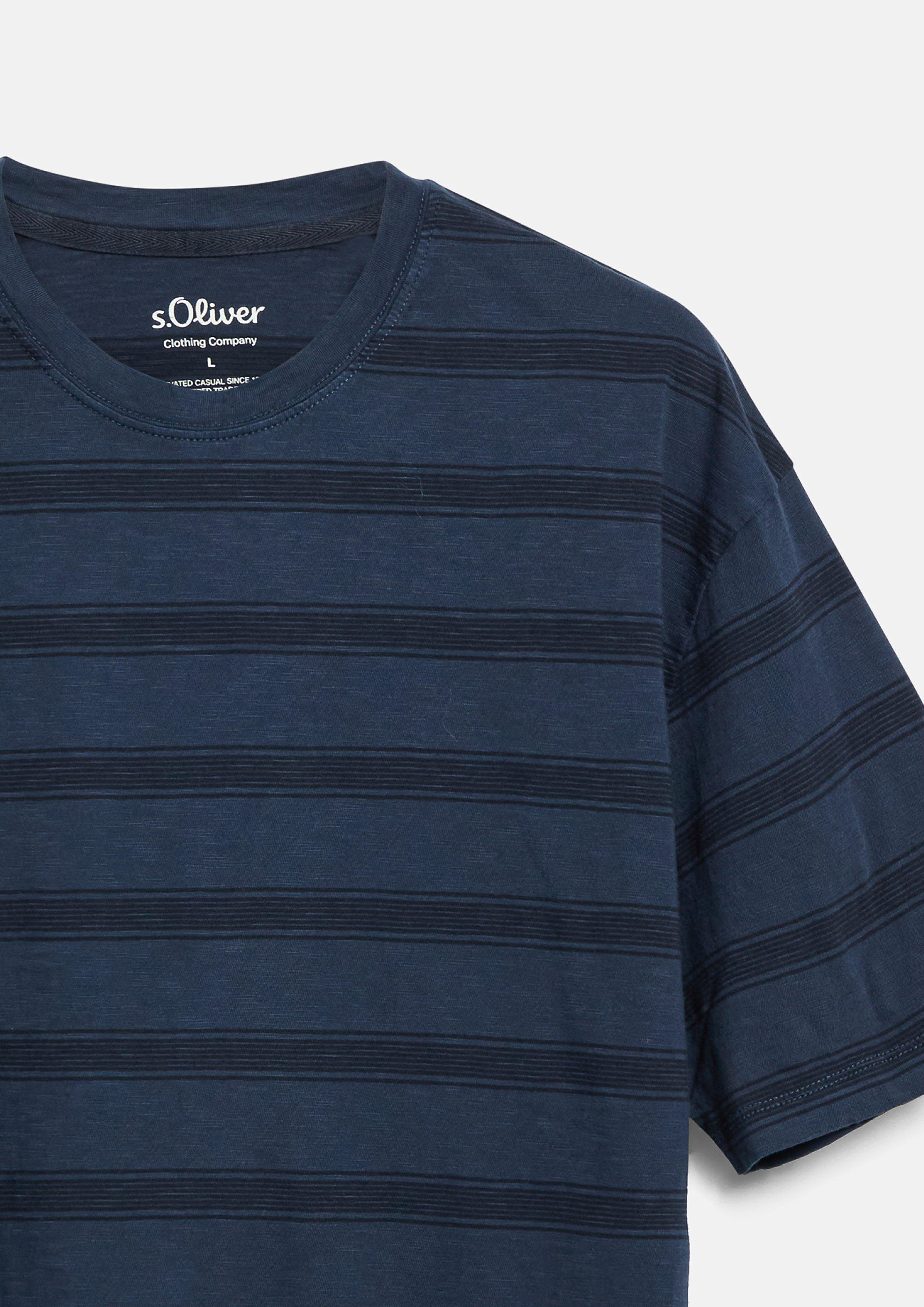 Hommes T-shirt en bleu de s.Oliver