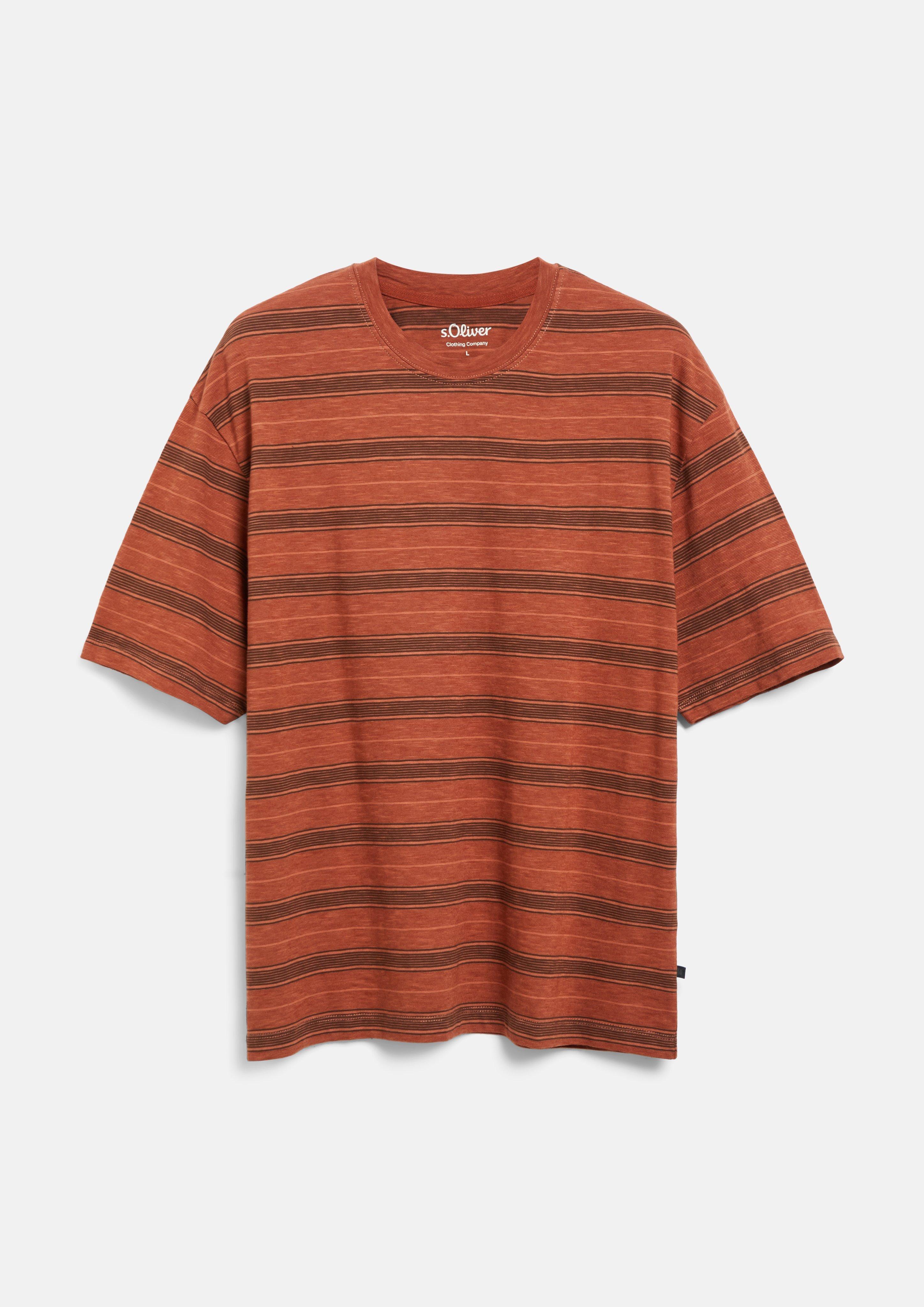 Herren T-Shirt in terrakotta von s.Oliver