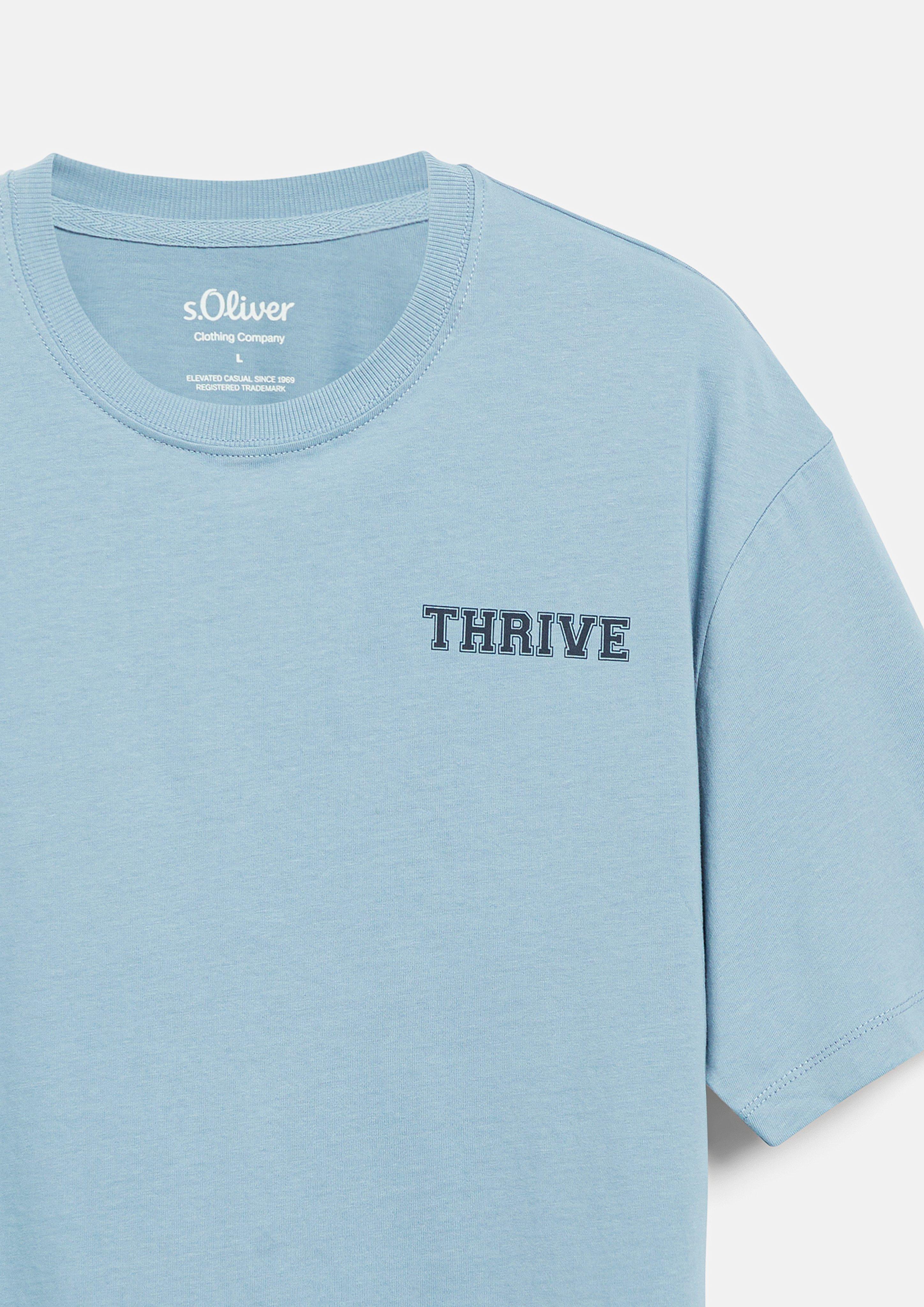 Men T-Shirt in blue by s.Oliver