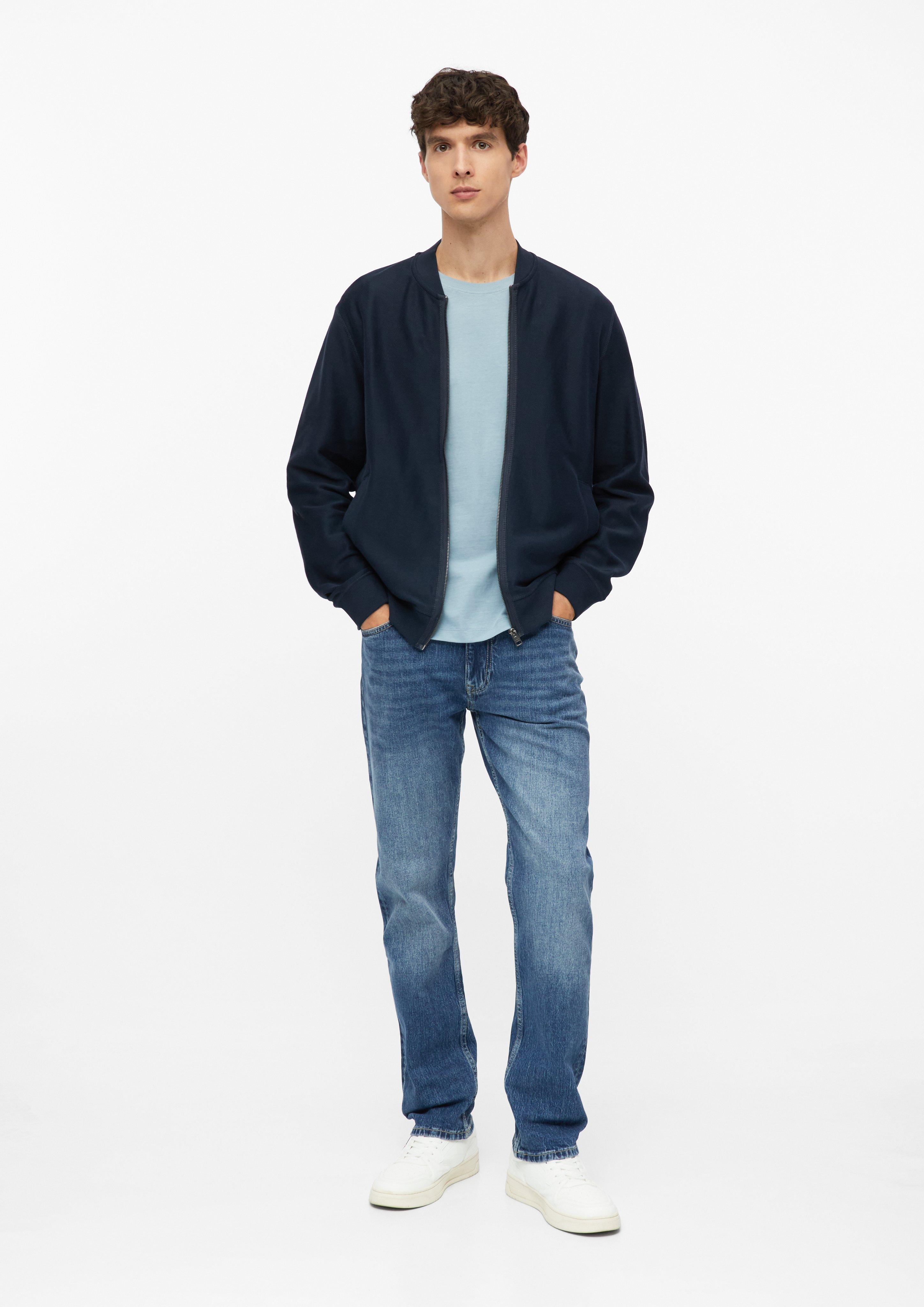 Pánové Tričko s potiskem, střih Modern Fit v barvě modrá od s.Oliver
