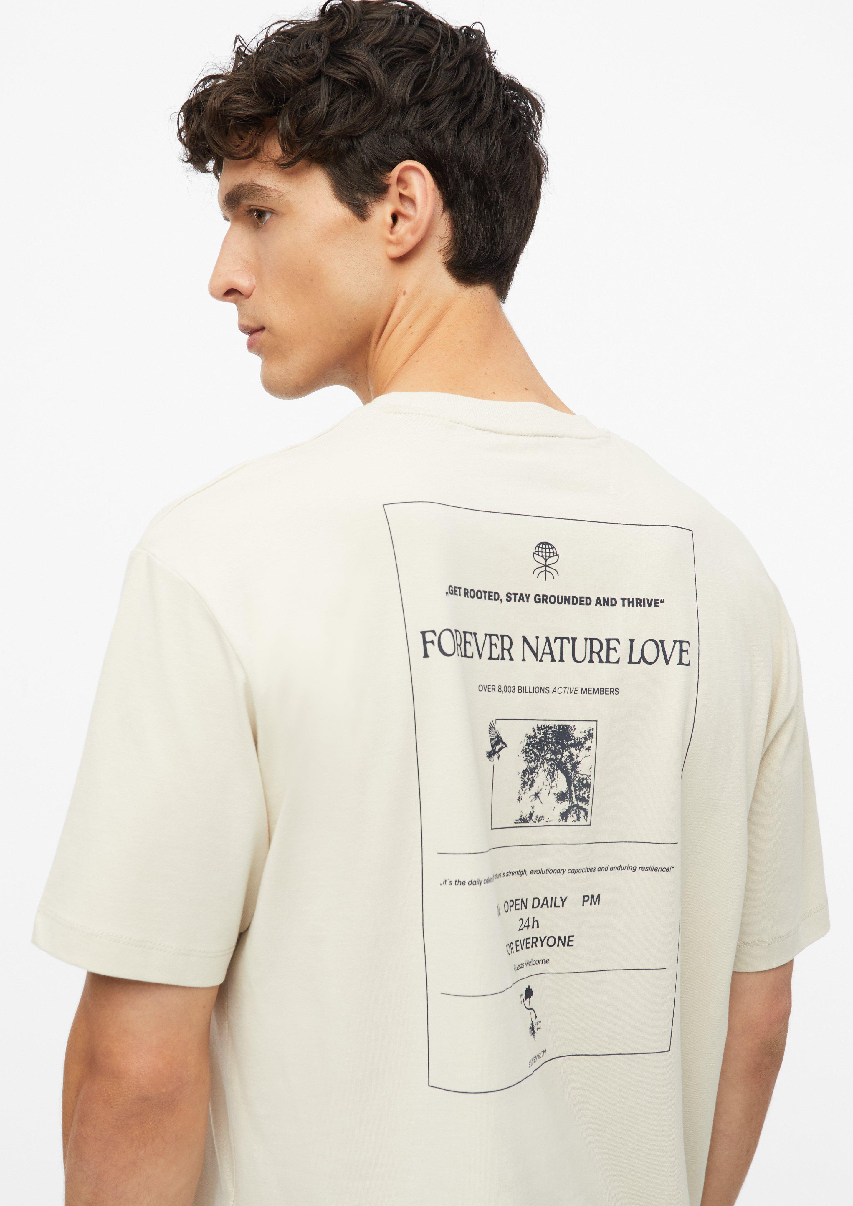 Hommes T-shirt imprimé à la coupe moderne en beige de s.Oliver