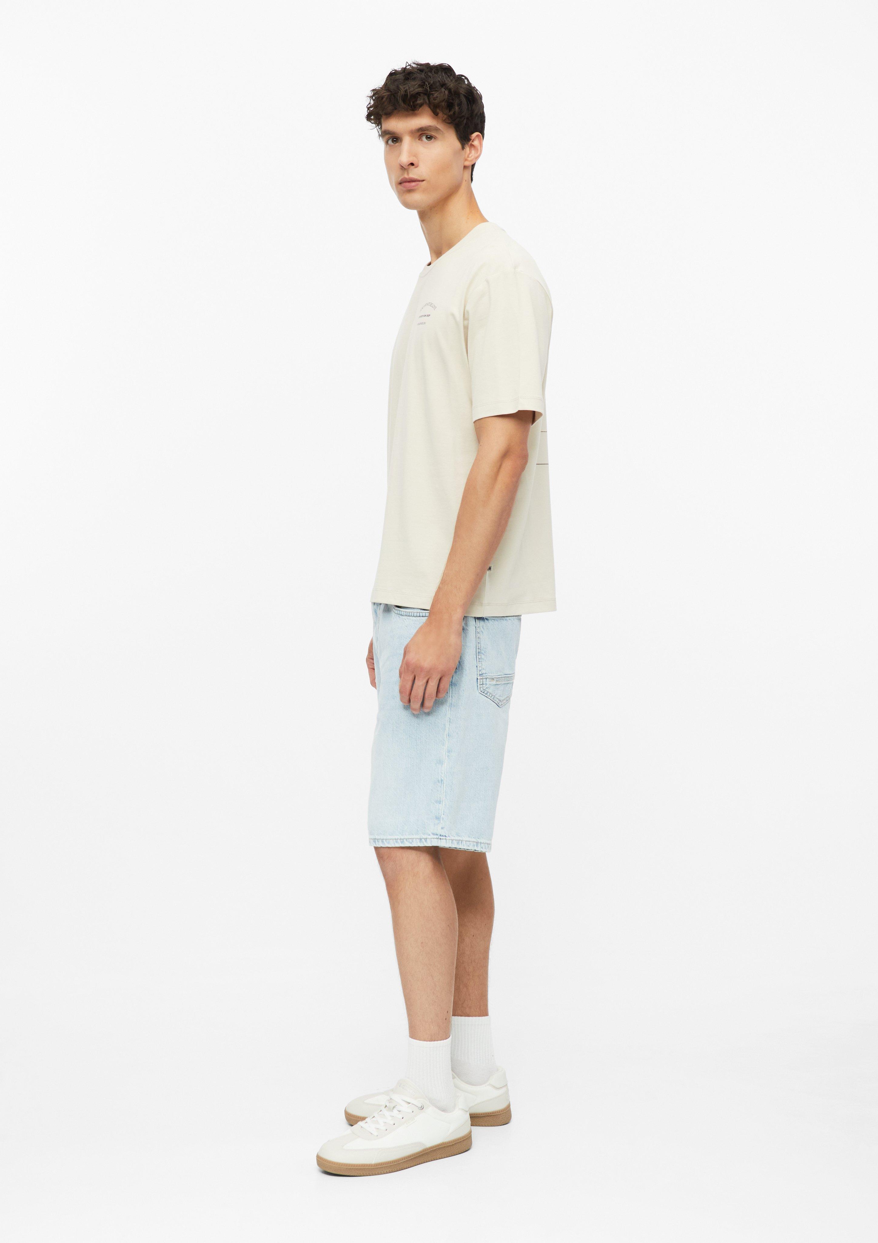 Hommes T-shirt imprimé à la coupe moderne en beige de s.Oliver
