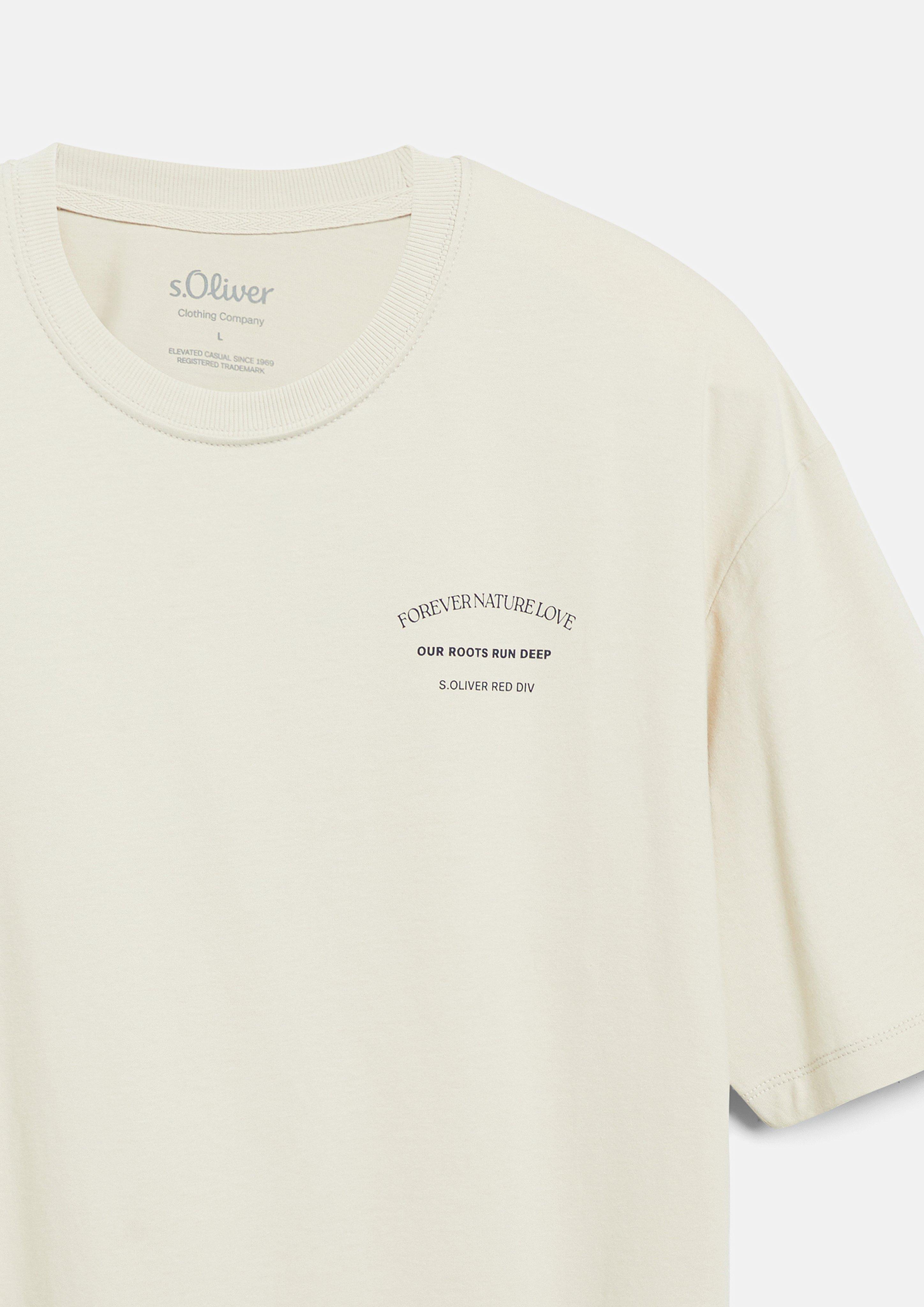 Hommes T-shirt en beige de s.Oliver