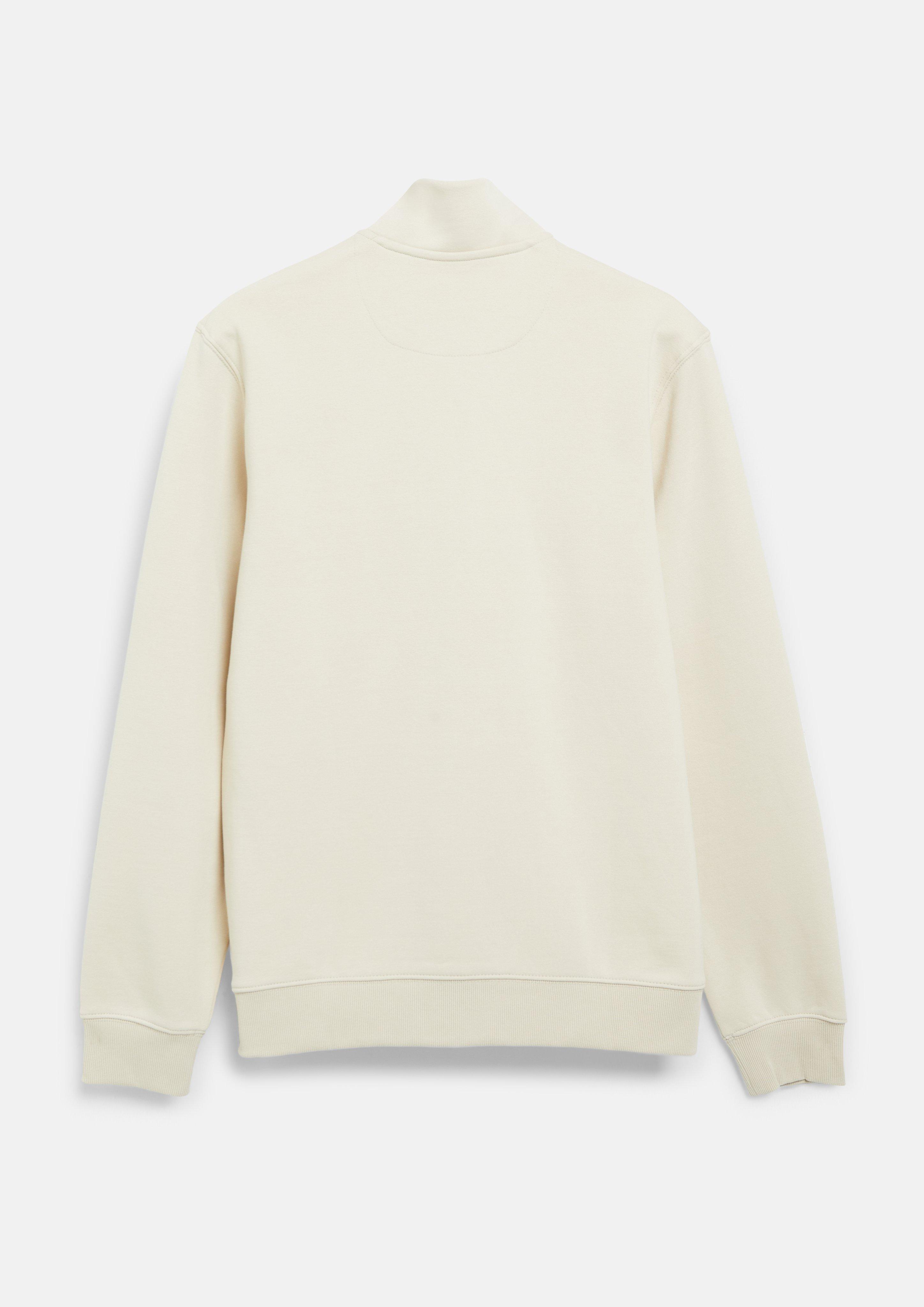 Men Sweatshirt jacket in beige by s.Oliver