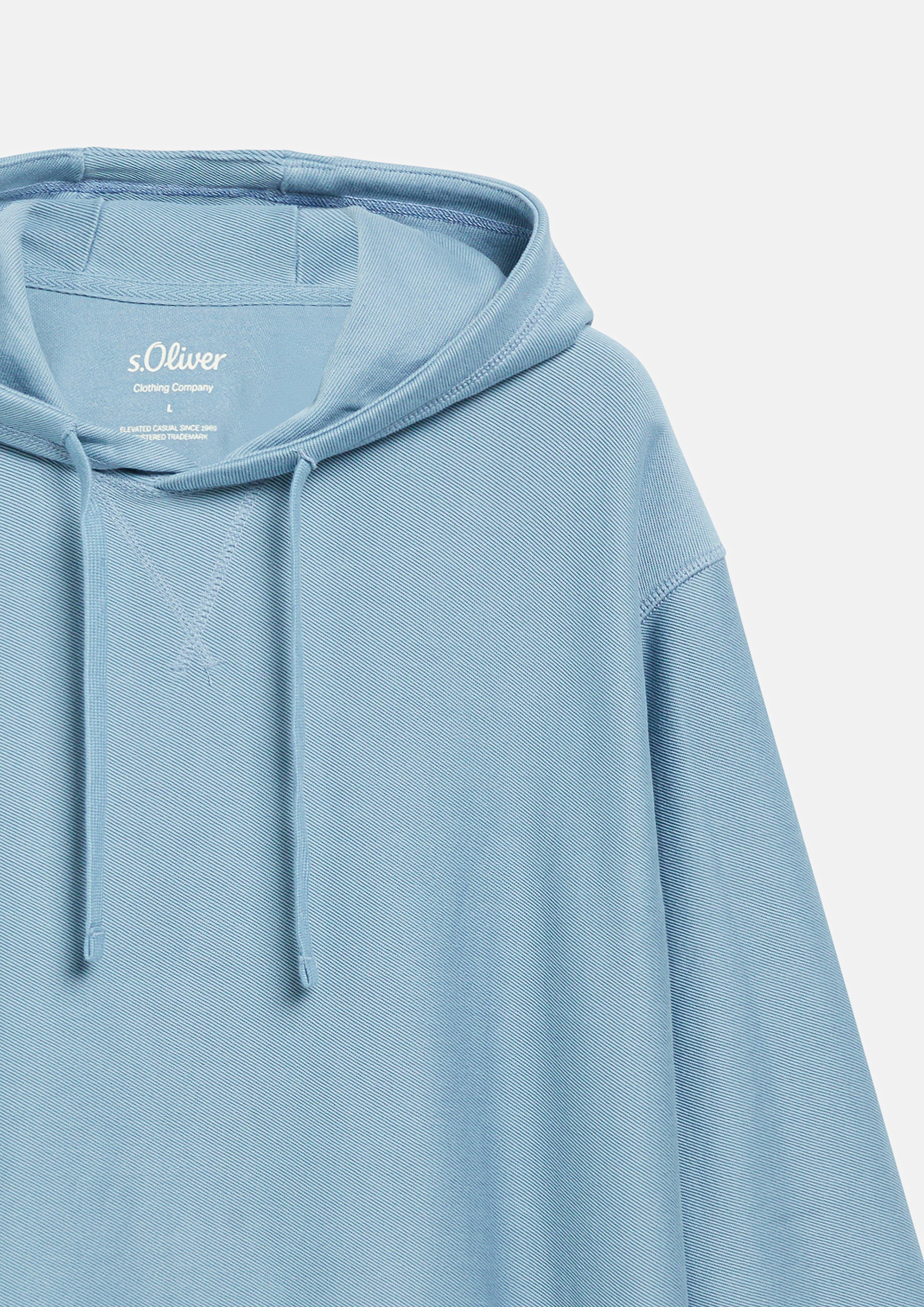 Heren Sweatshirt in blauw van s.Oliver