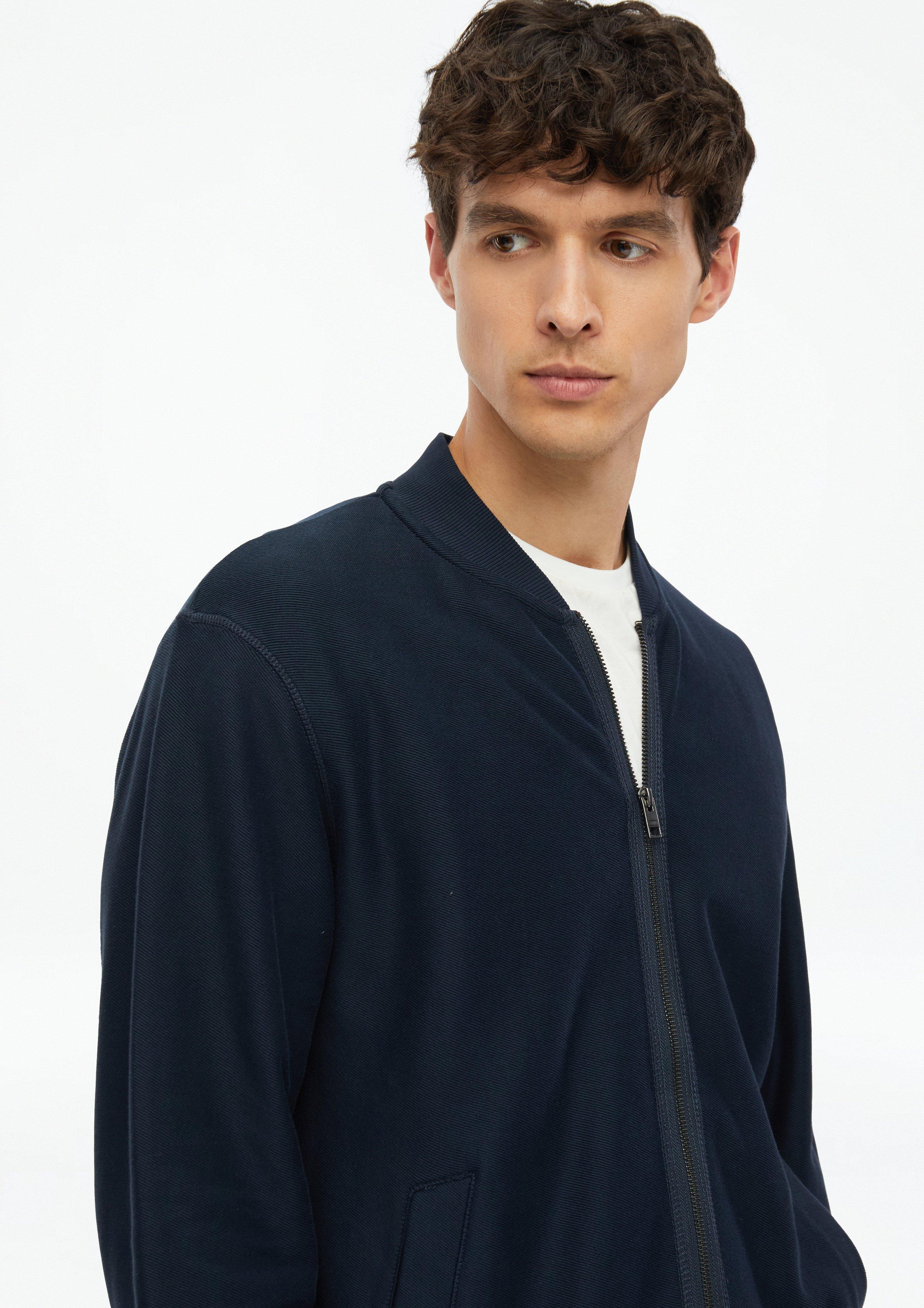 Hommes Sweat-shirt Veste en bleu de s.Oliver