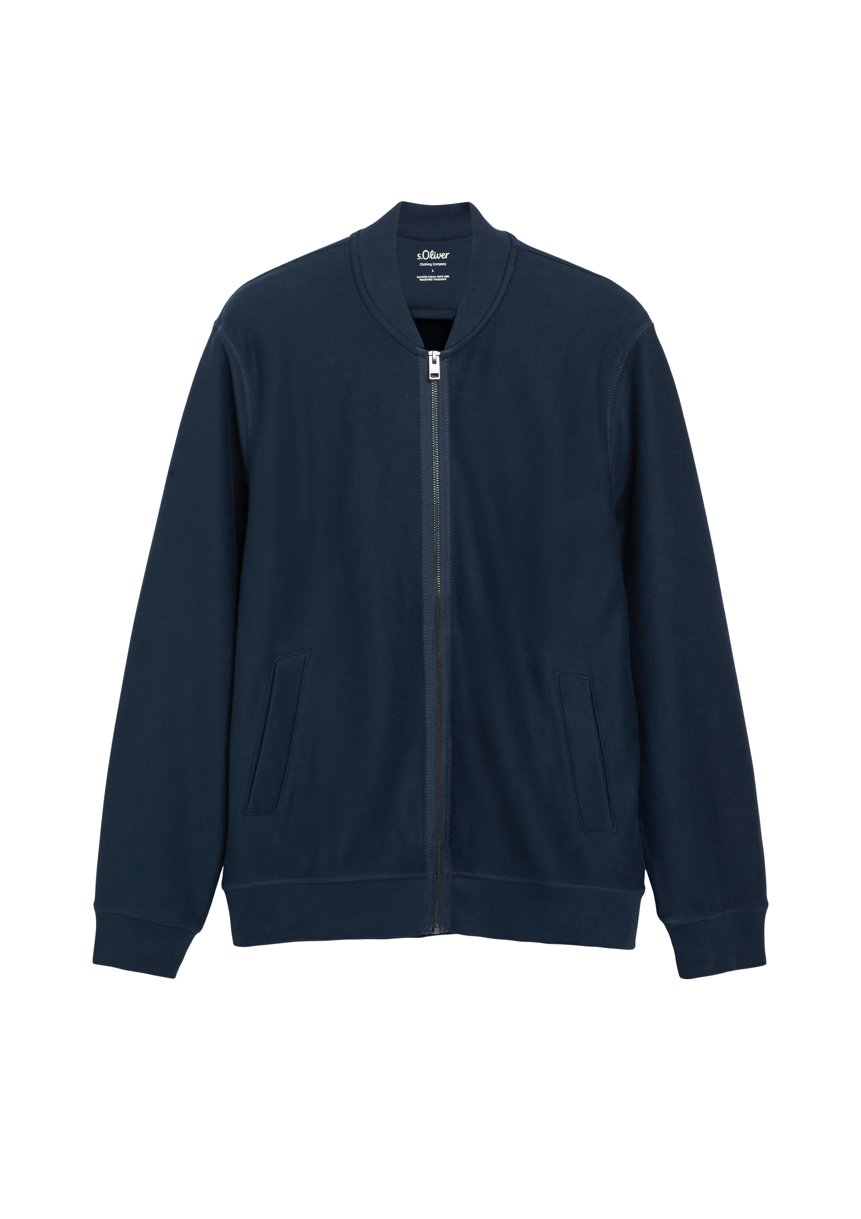 Sweatblouson van twill-jersey