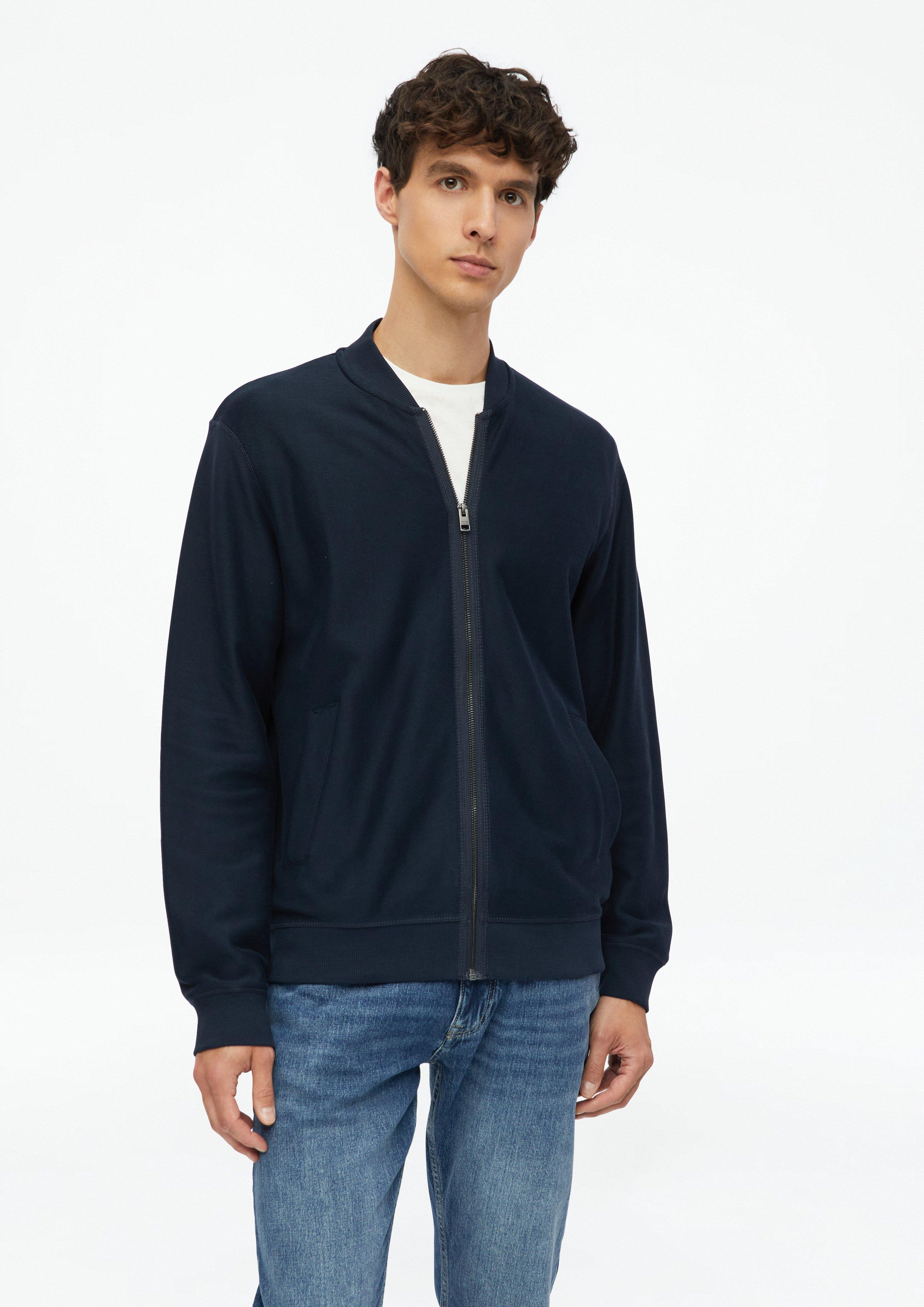Hommes Sweat-shirt Veste en bleu de s.Oliver