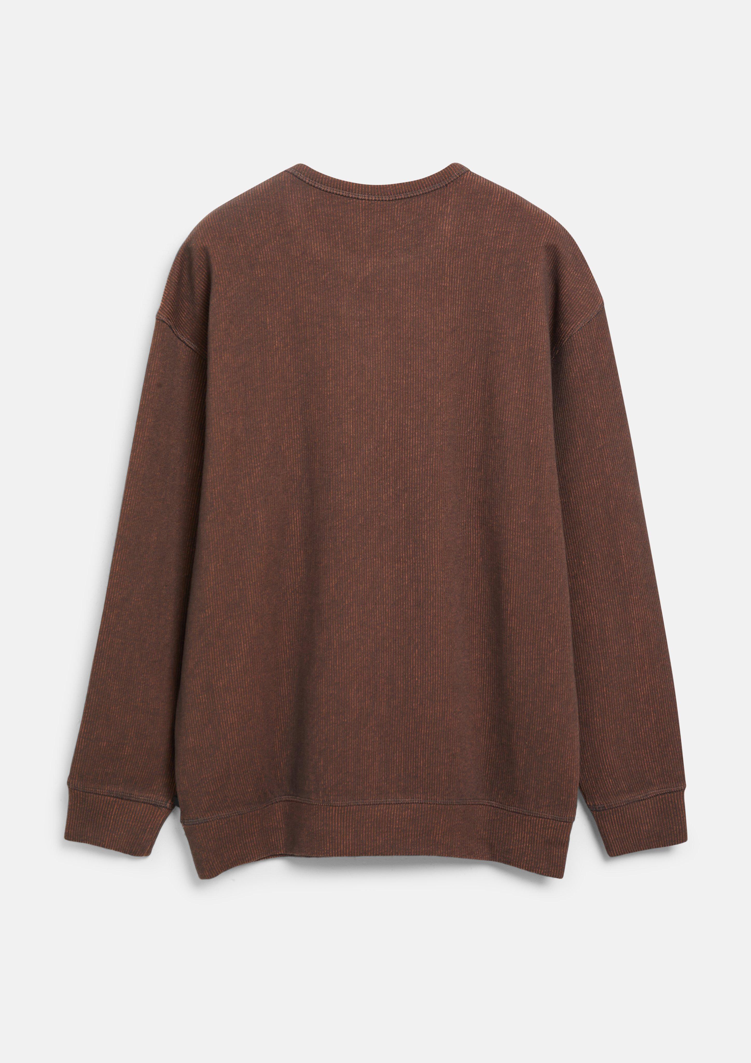 Hommes Sweat-shirt en brun de s.Oliver