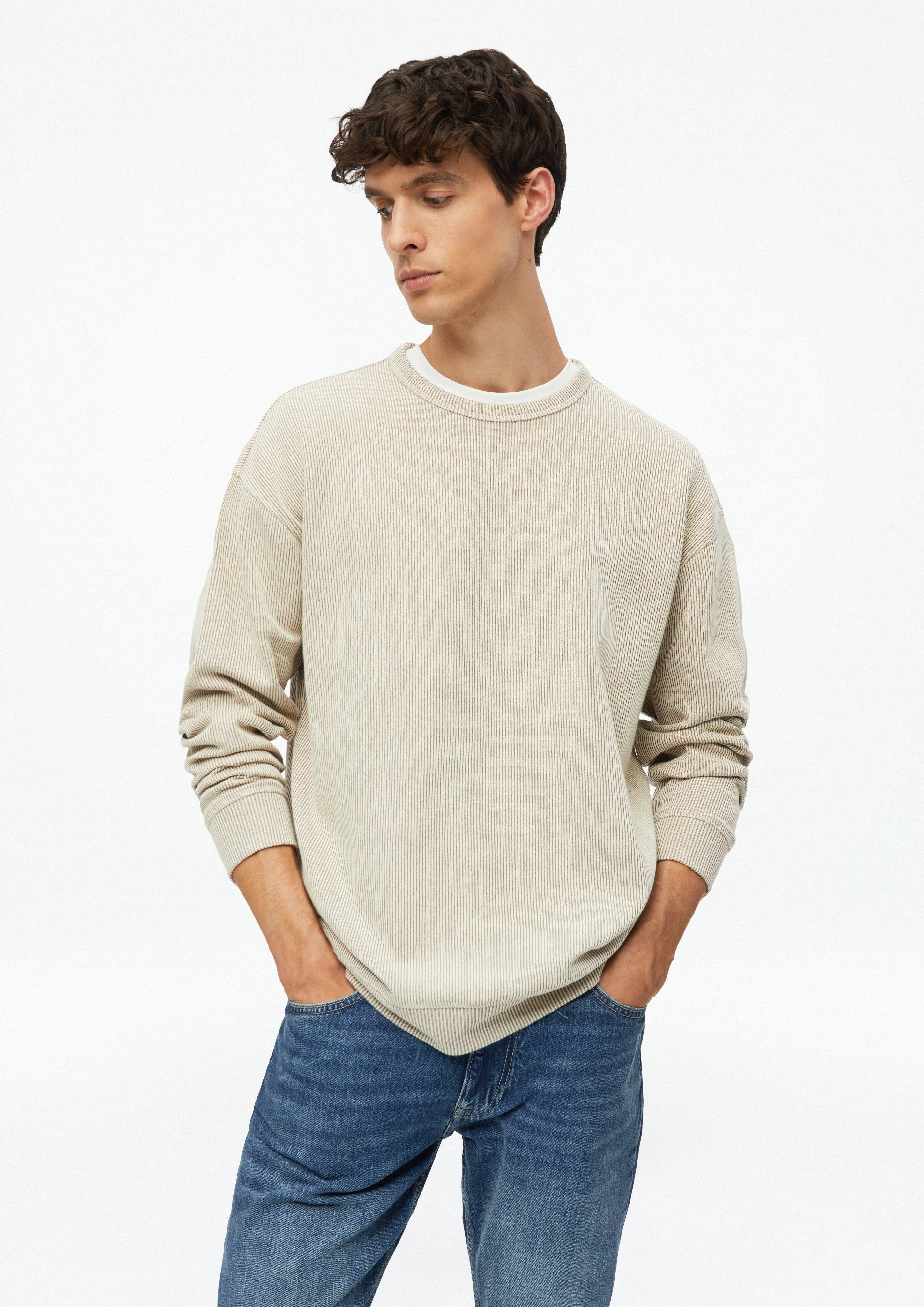 Heren Sweatshirt in beige van s.Oliver