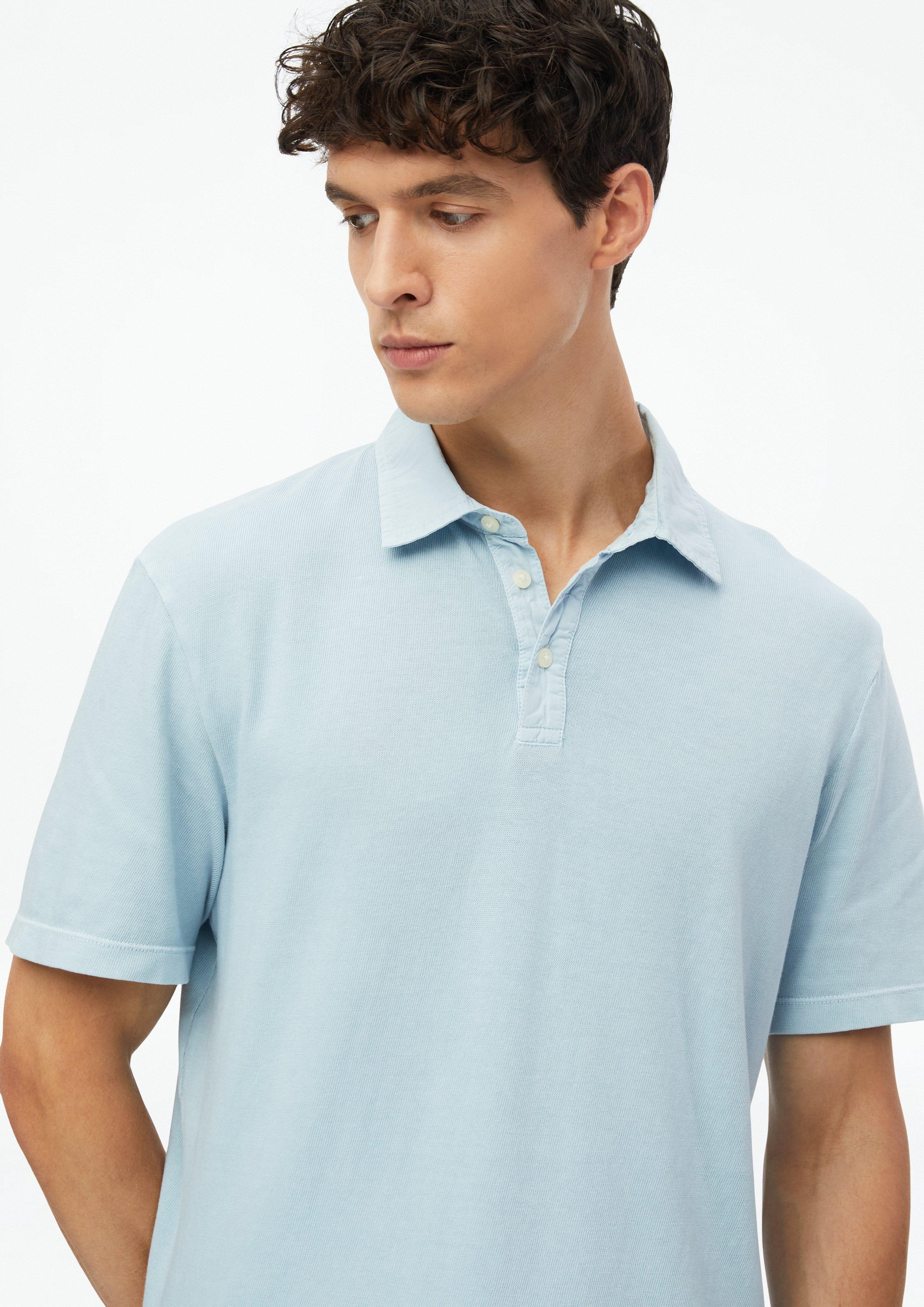 Herren Polo-Shirt in blau von s.Oliver
