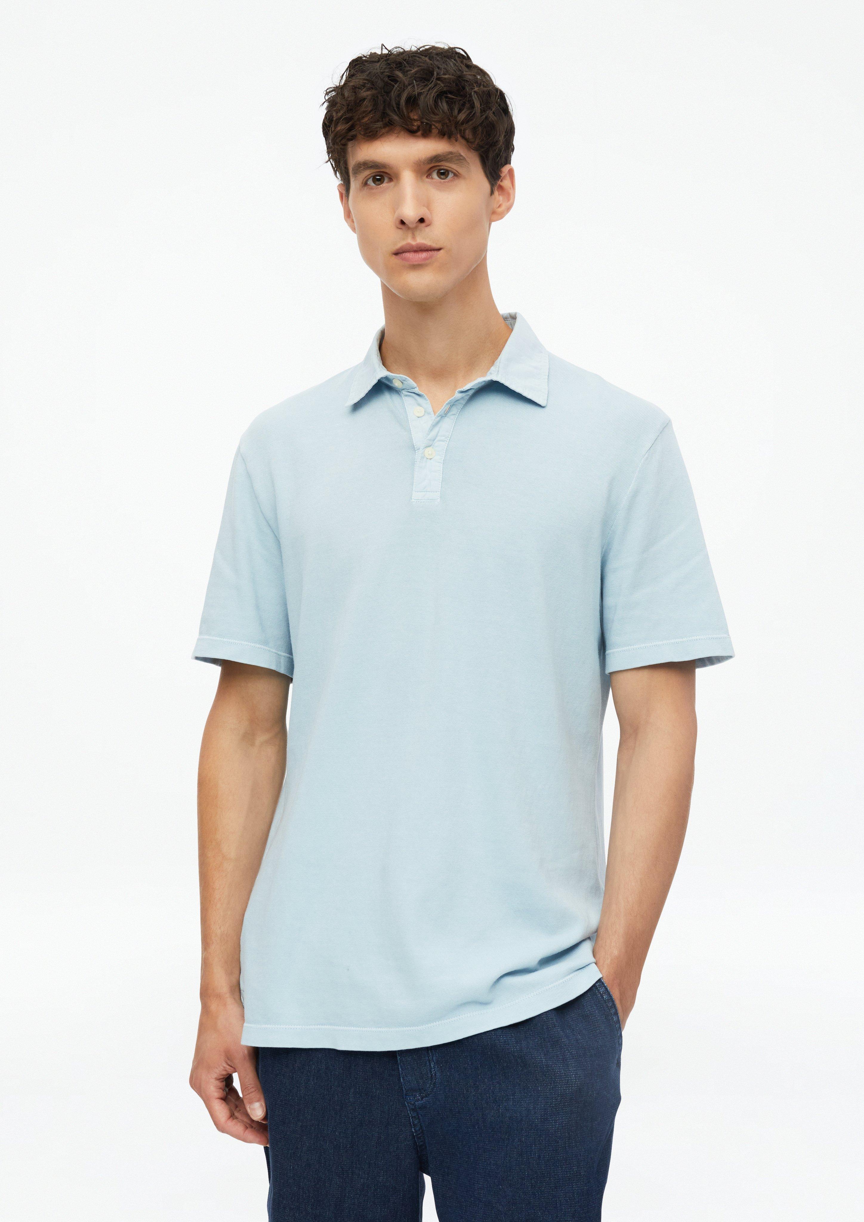 Herren Polo-Shirt in blau von s.Oliver