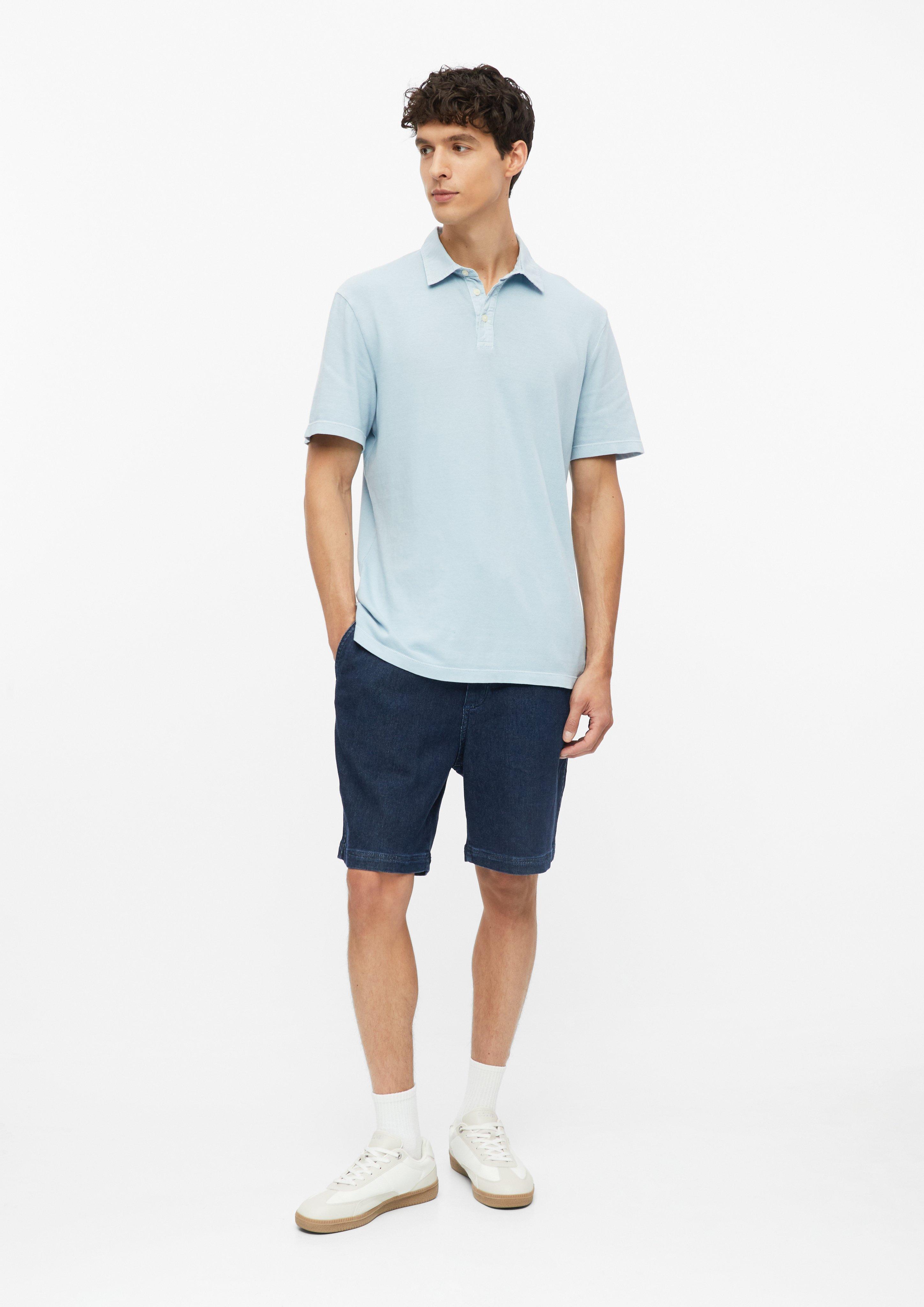Herren Polo-Shirt in blau von s.Oliver