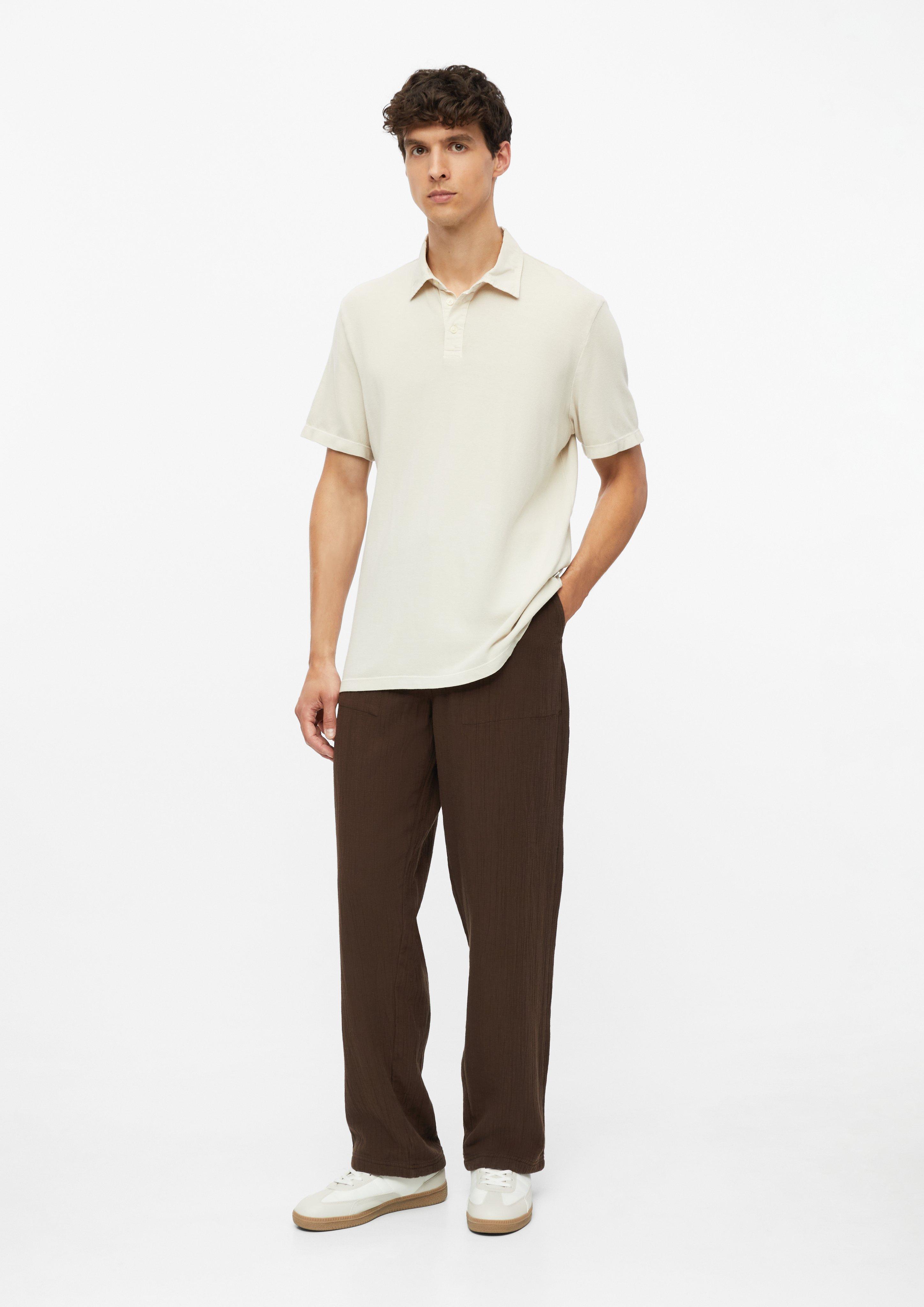 Herren Polo-Shirt in beige von s.Oliver
