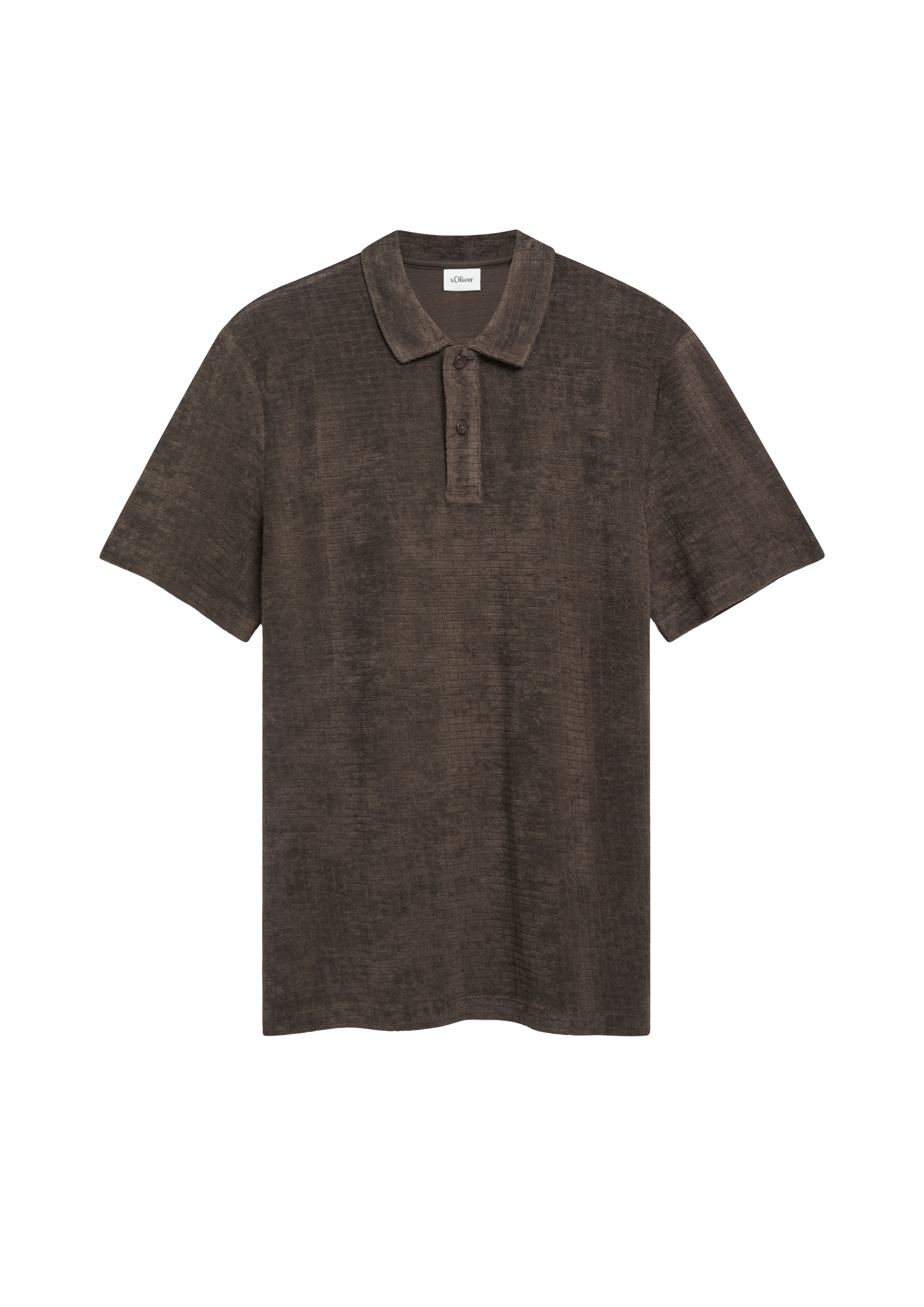 Polo-Shirt aus Strukturfrottee