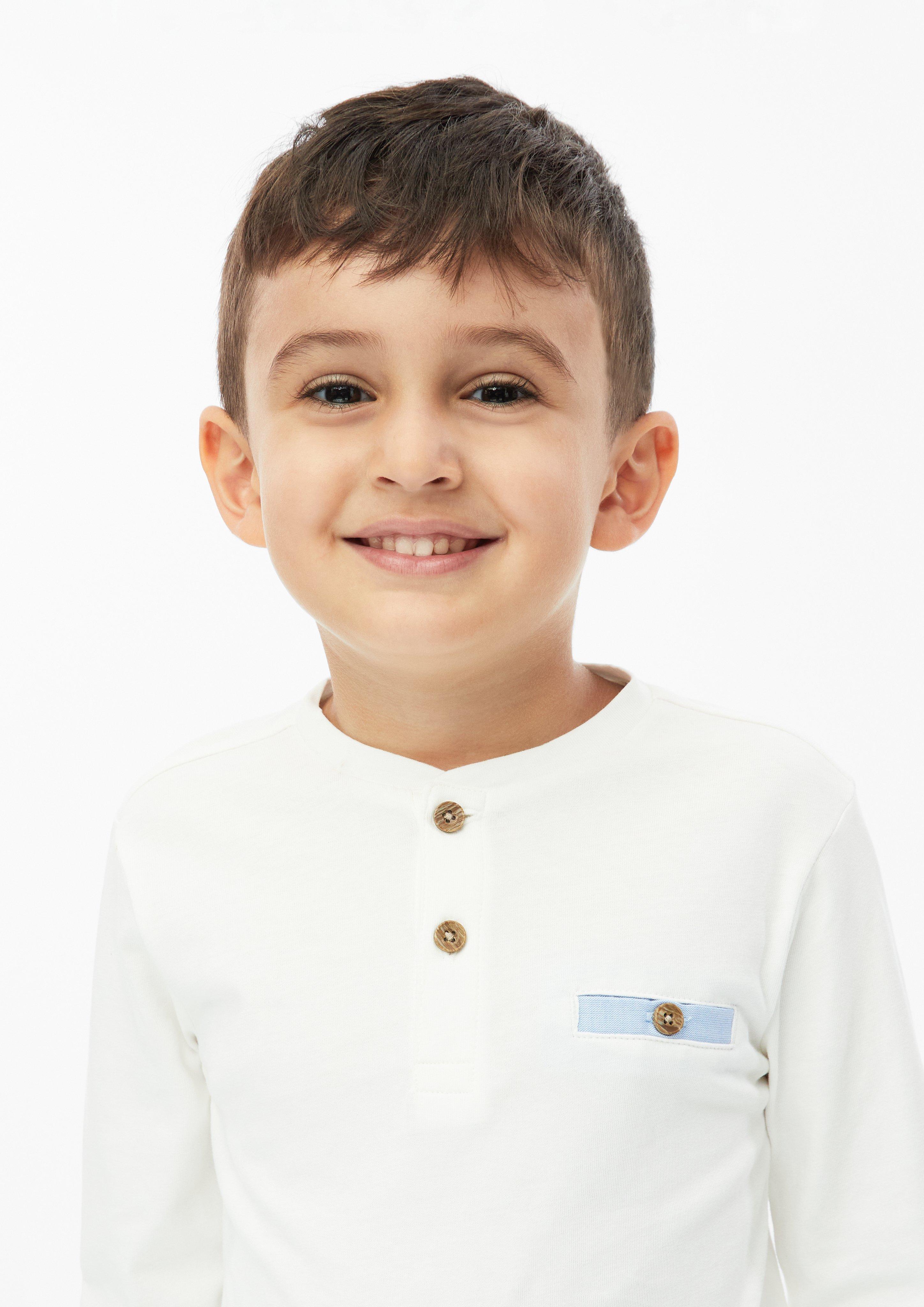 Junior T-shirt en blanc de s.Oliver