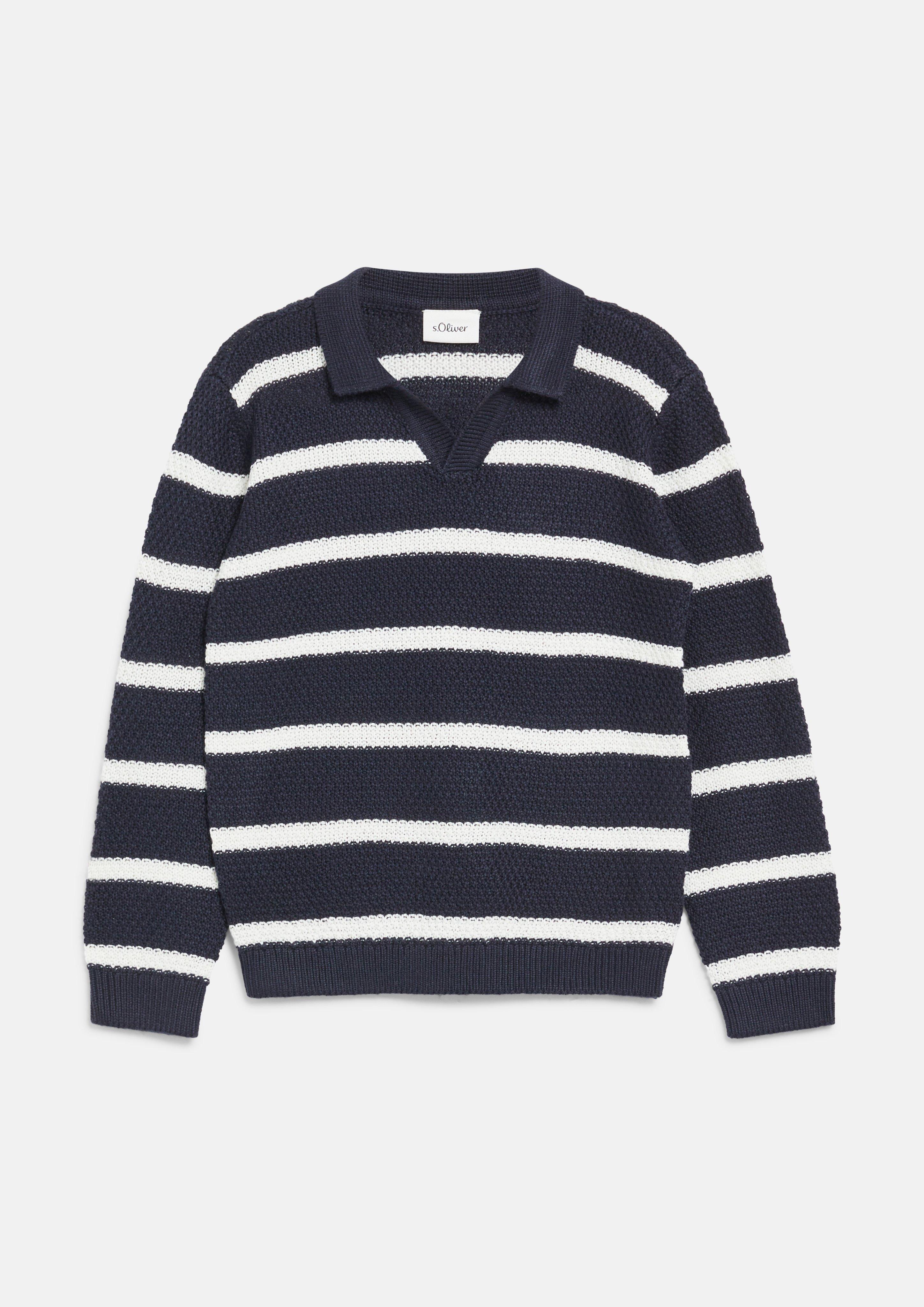 Junior Polo en maille à motif texturé en  de s.Oliver