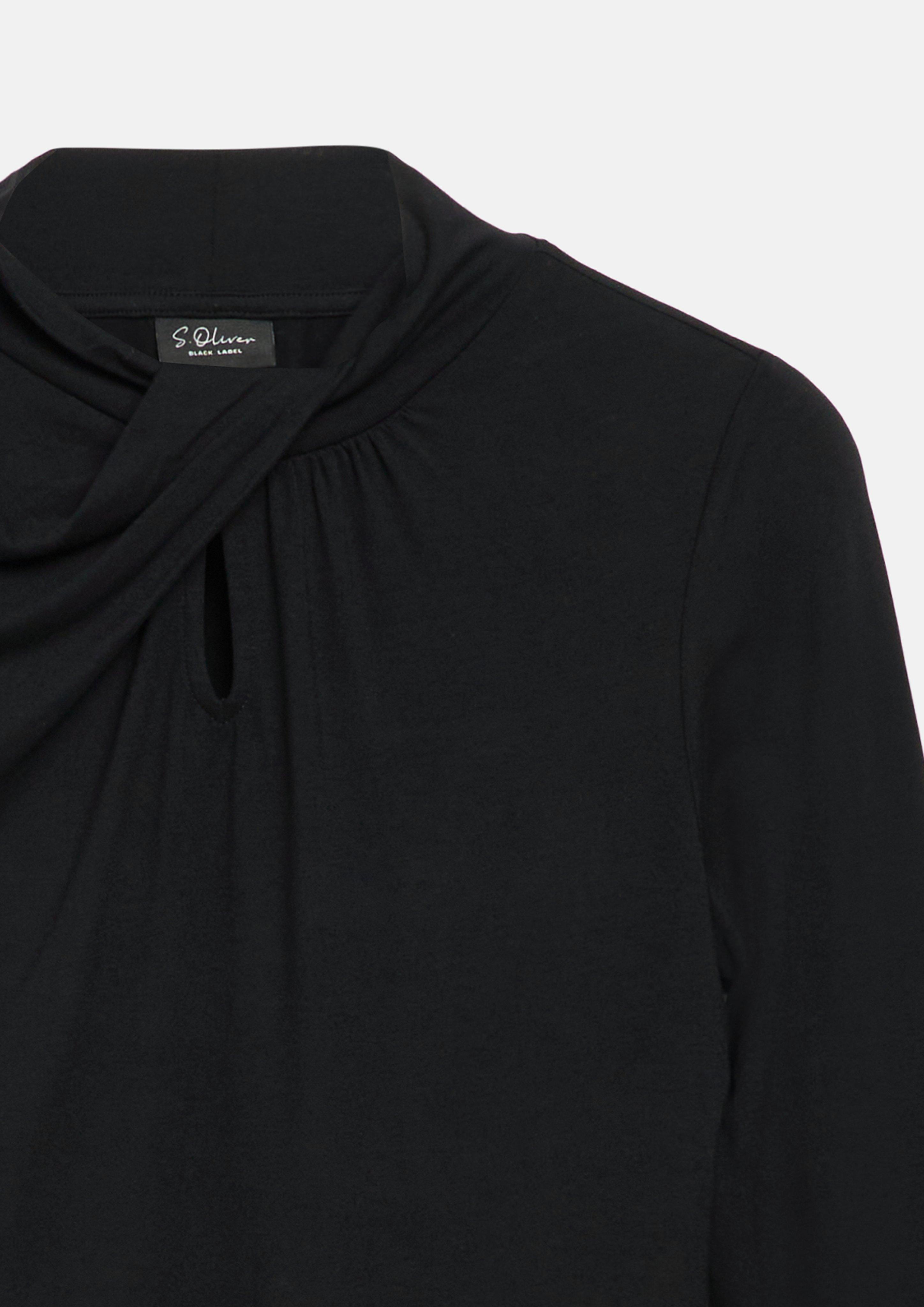 Women T-Shirt in black by s.Oliver BLACK LABEL