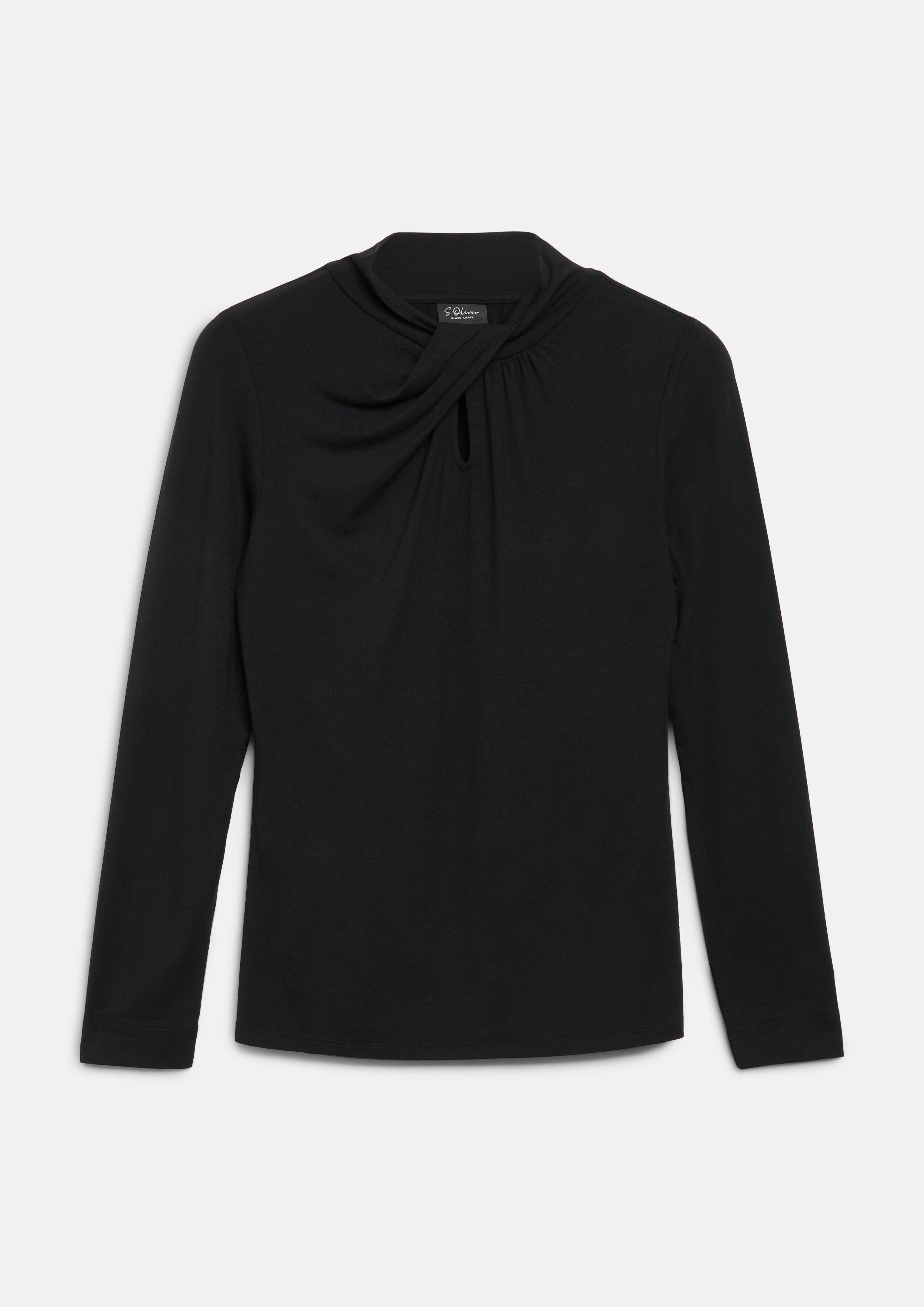 Women T-Shirt in black by s.Oliver BLACK LABEL