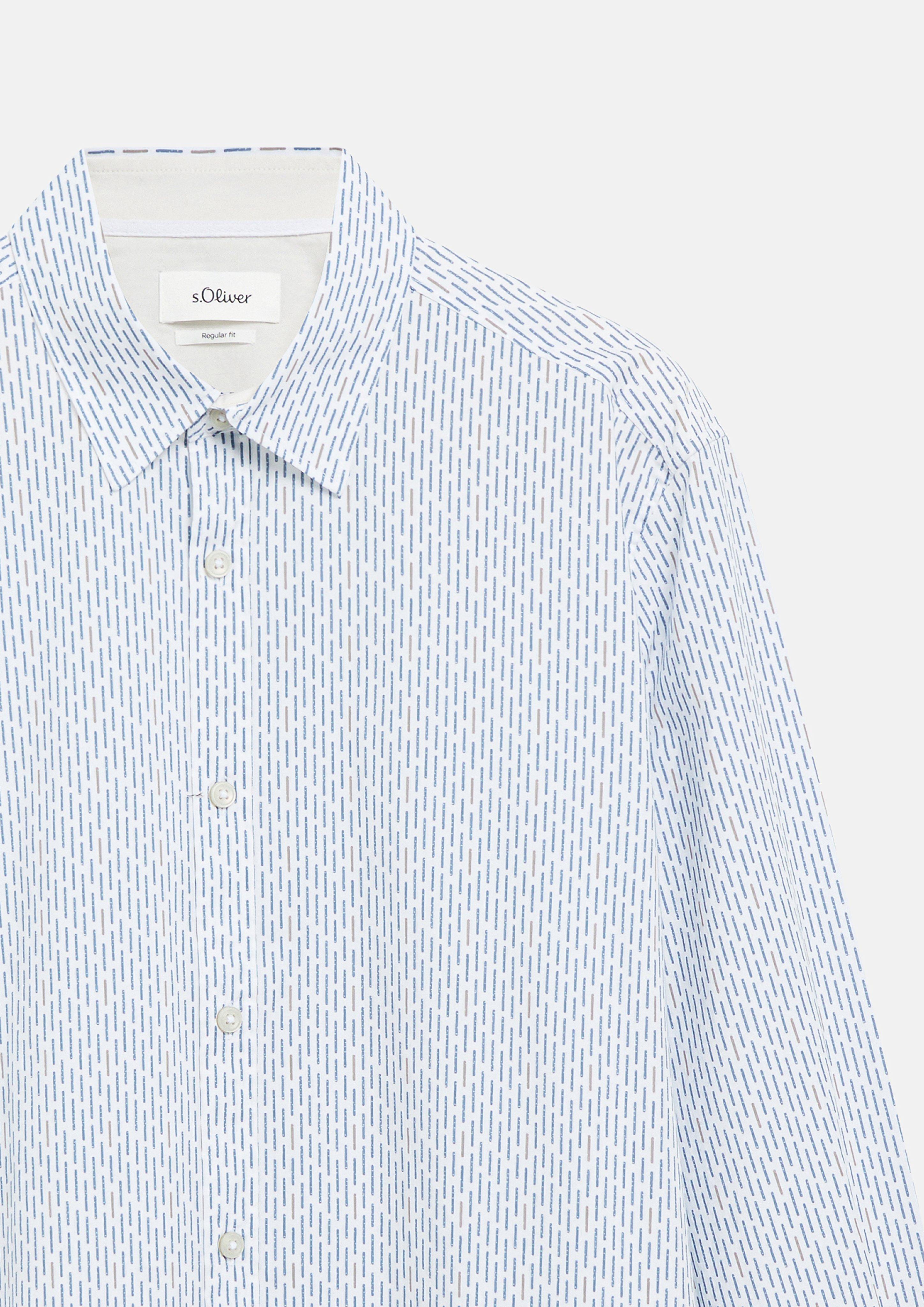 Herren Hemd in blau von s.Oliver
