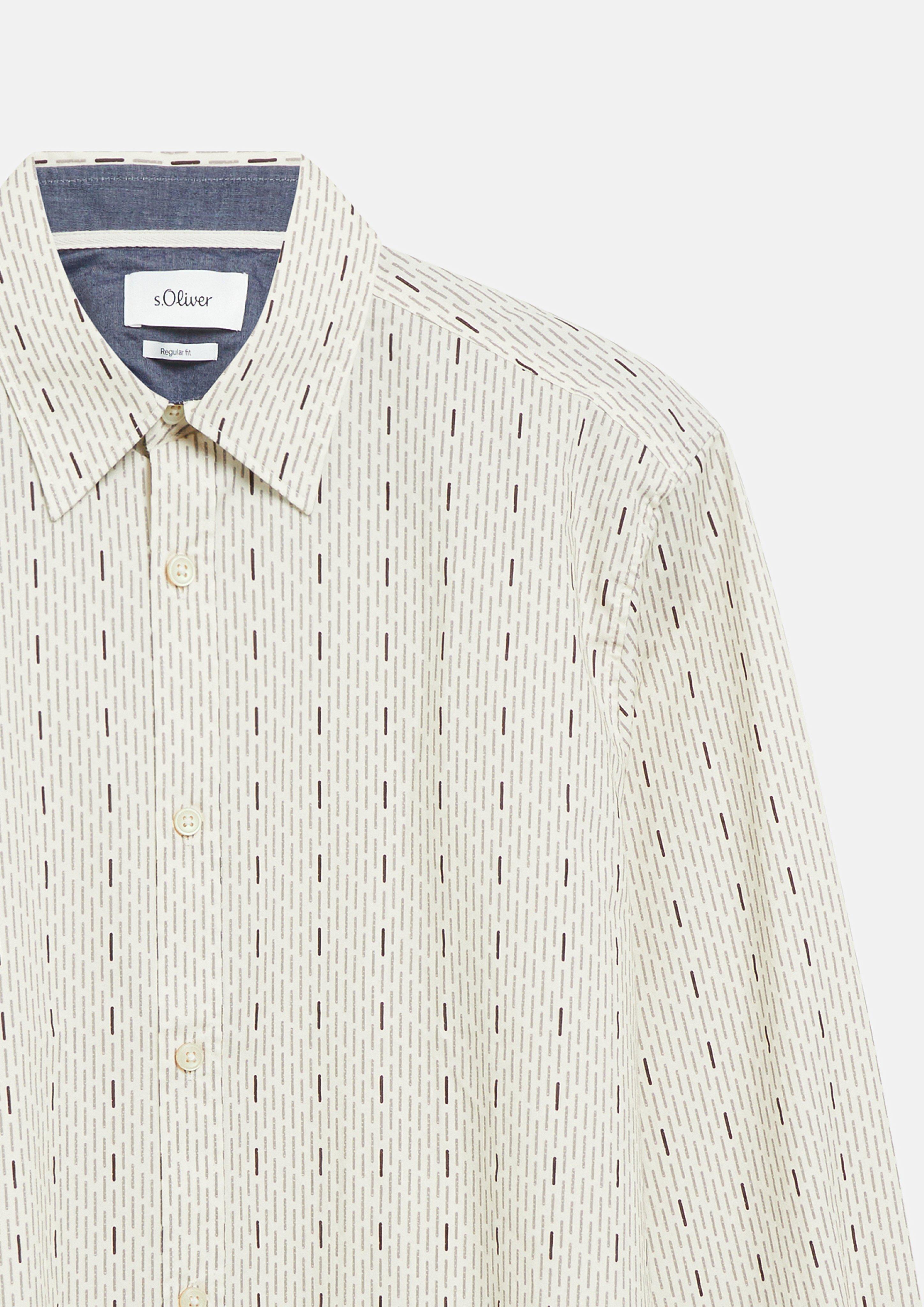 Herren Hemd in beige von s.Oliver