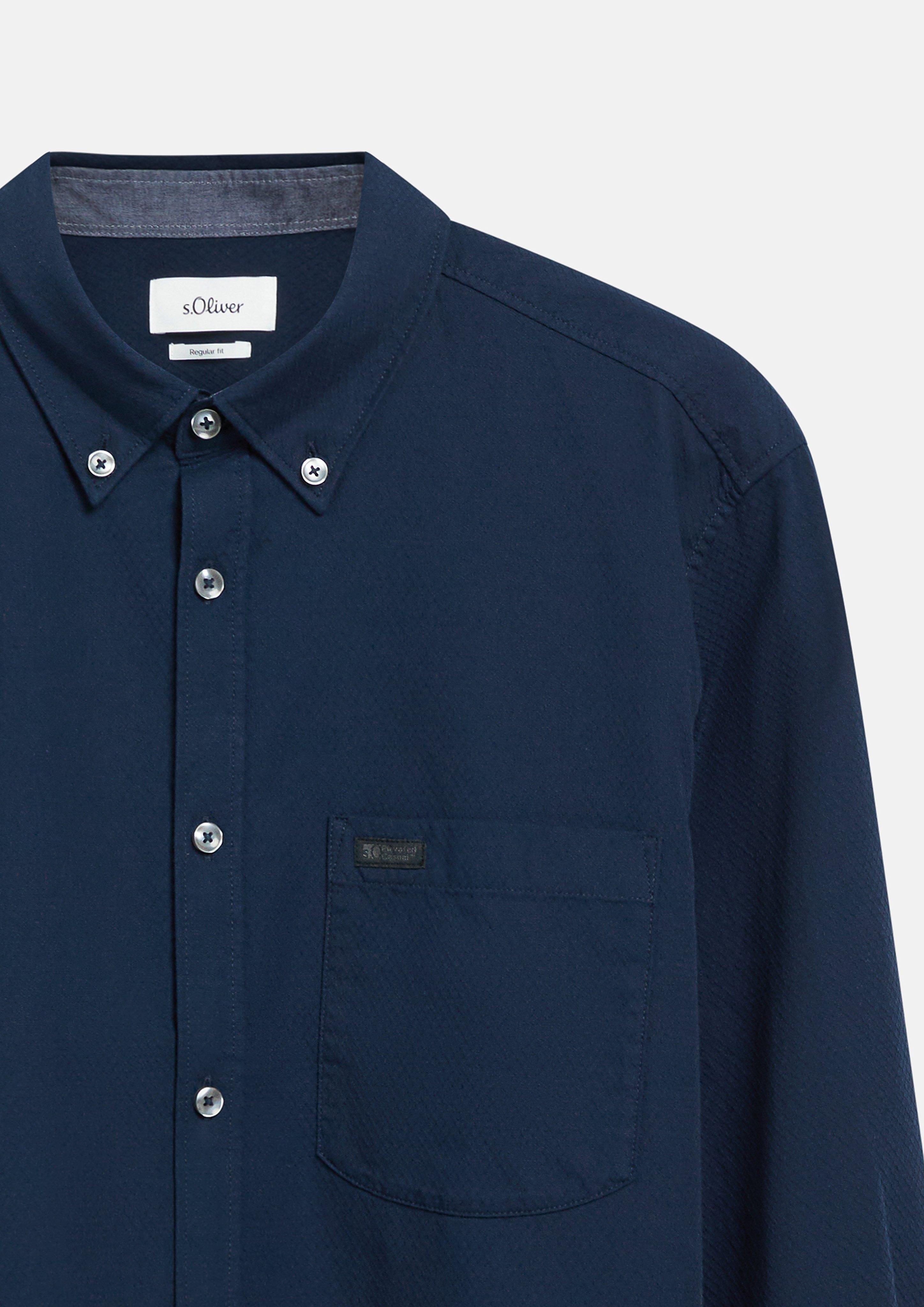 Hommes Chemise en bleu de s.Oliver