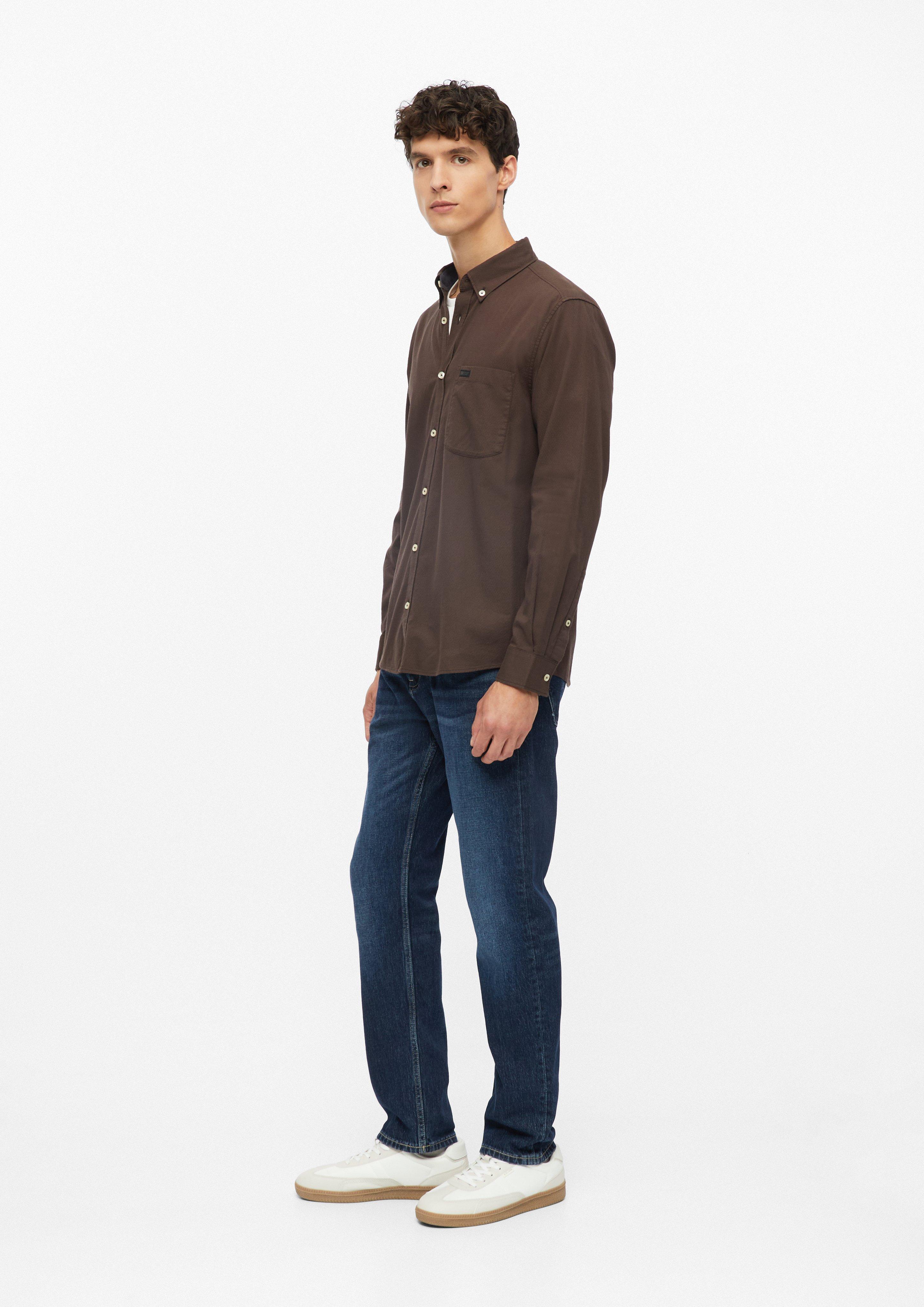Hommes Chemise en brun de s.Oliver