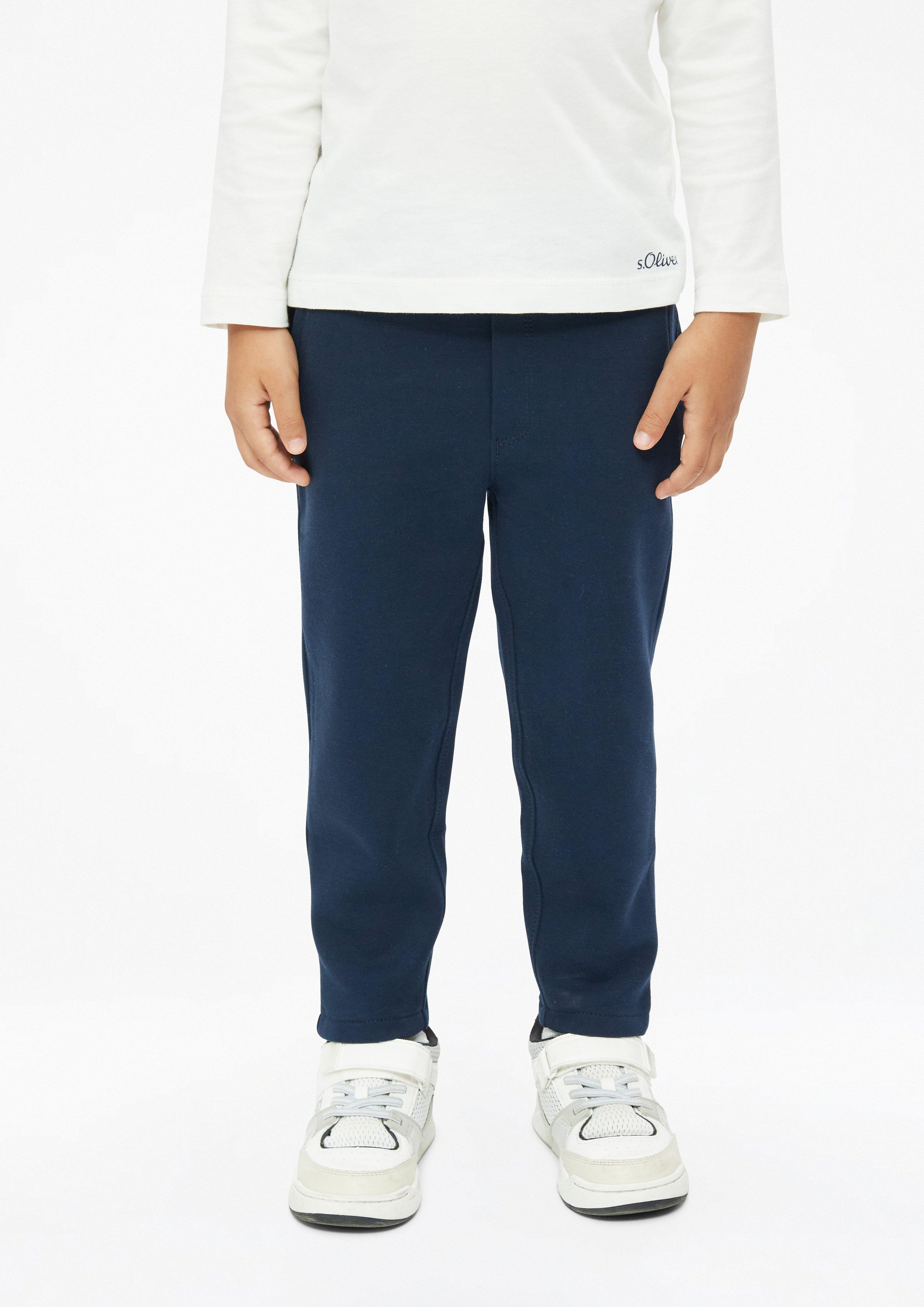 Kinder Jogpants mit Eingrifftaschen in blau von s.Oliver