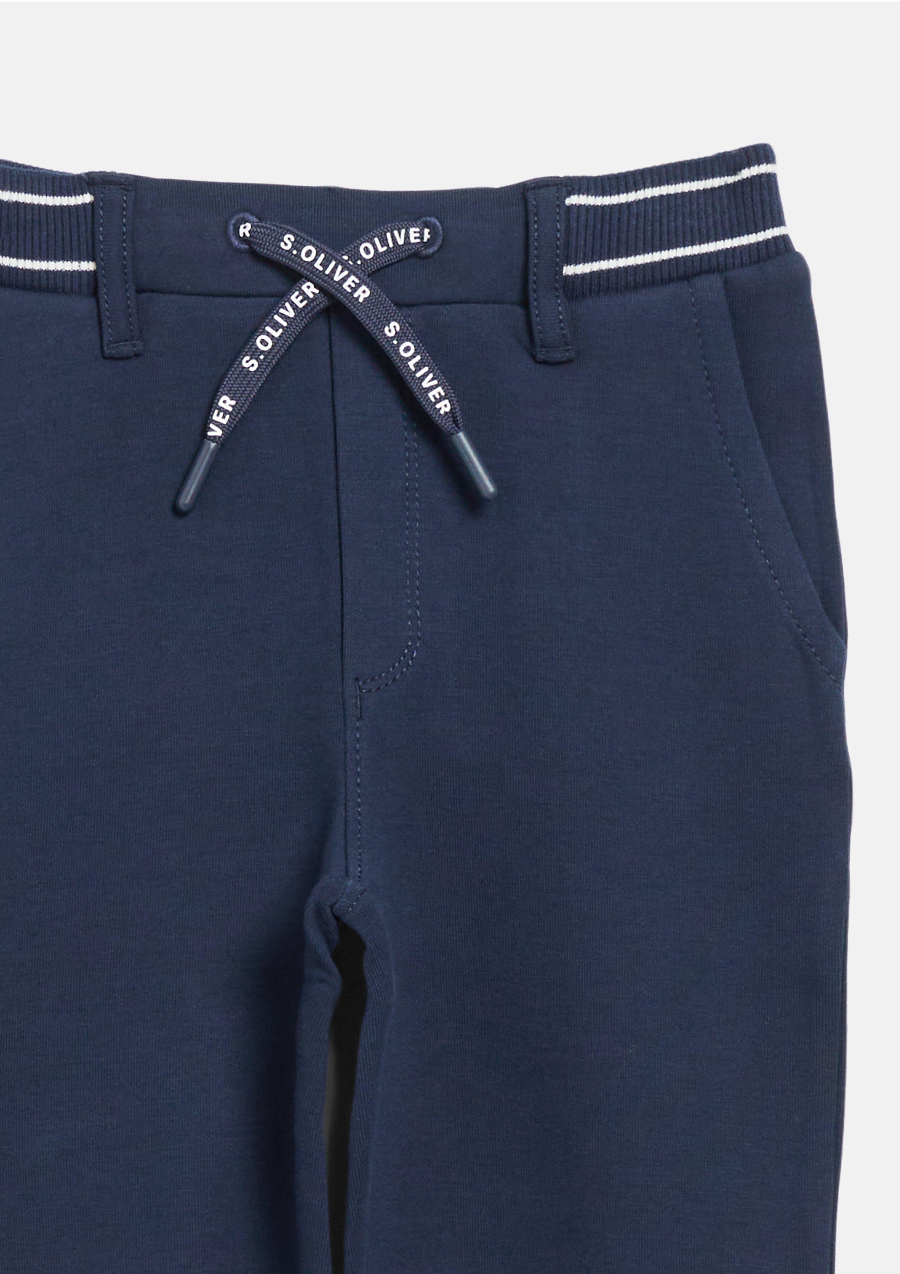 Kinder Jogpants mit Eingrifftaschen in blau von s.Oliver