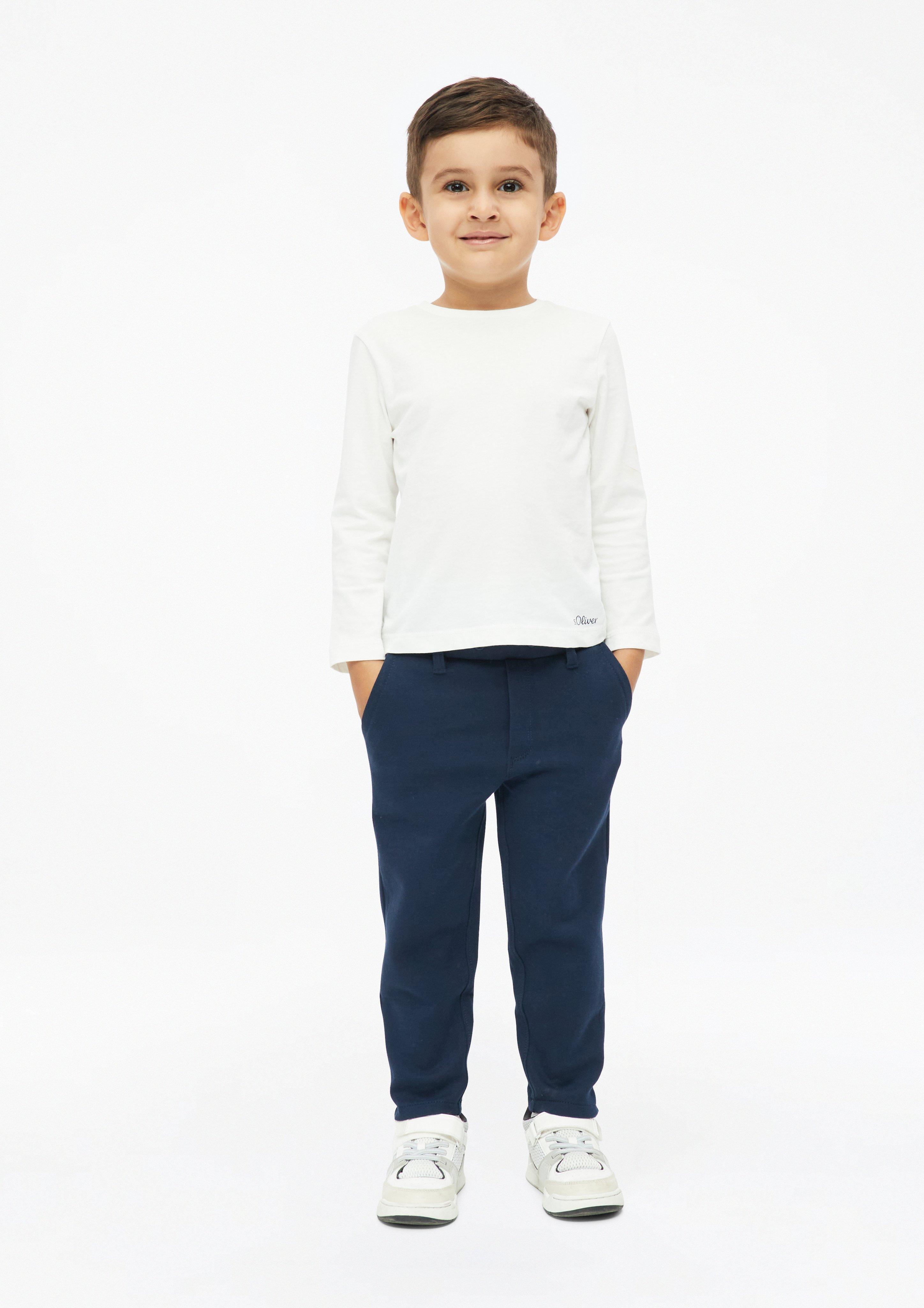Kinder Jogpants mit Eingrifftaschen in blau von s.Oliver