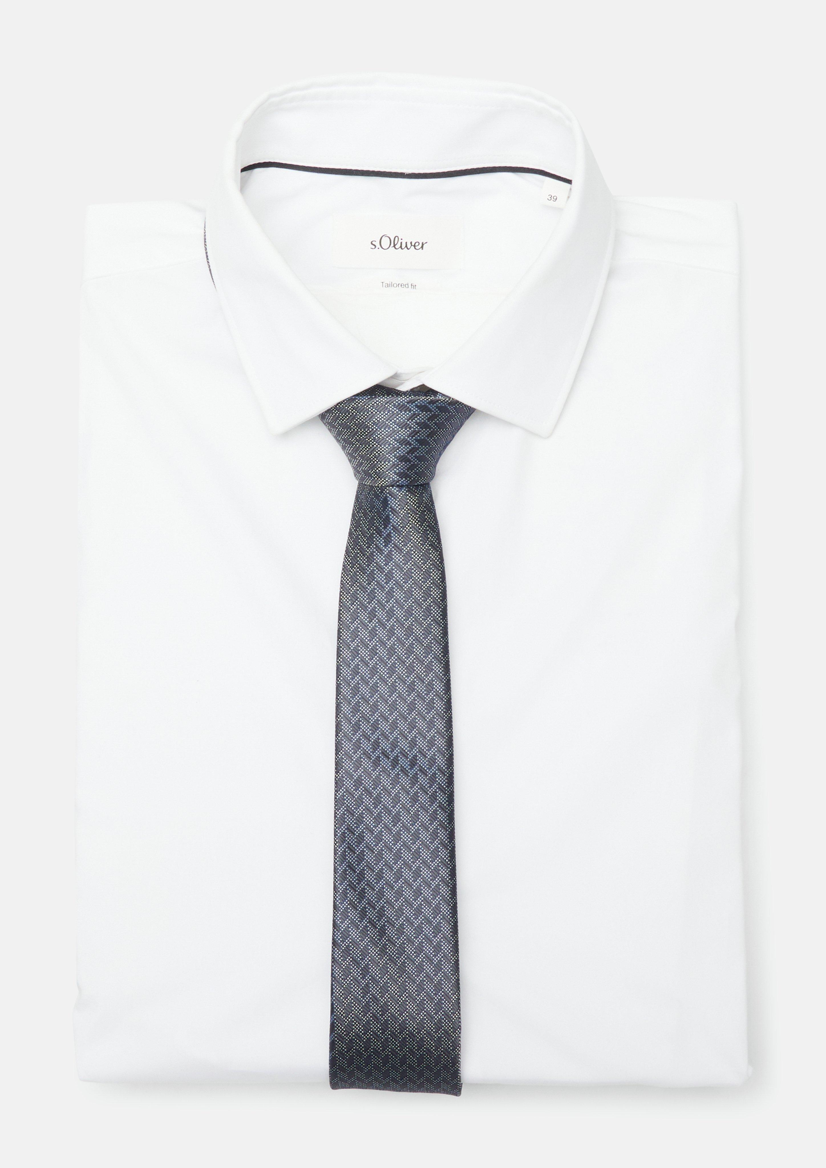 Herren Krawatte in blau von s.Oliver BLACK LABEL
