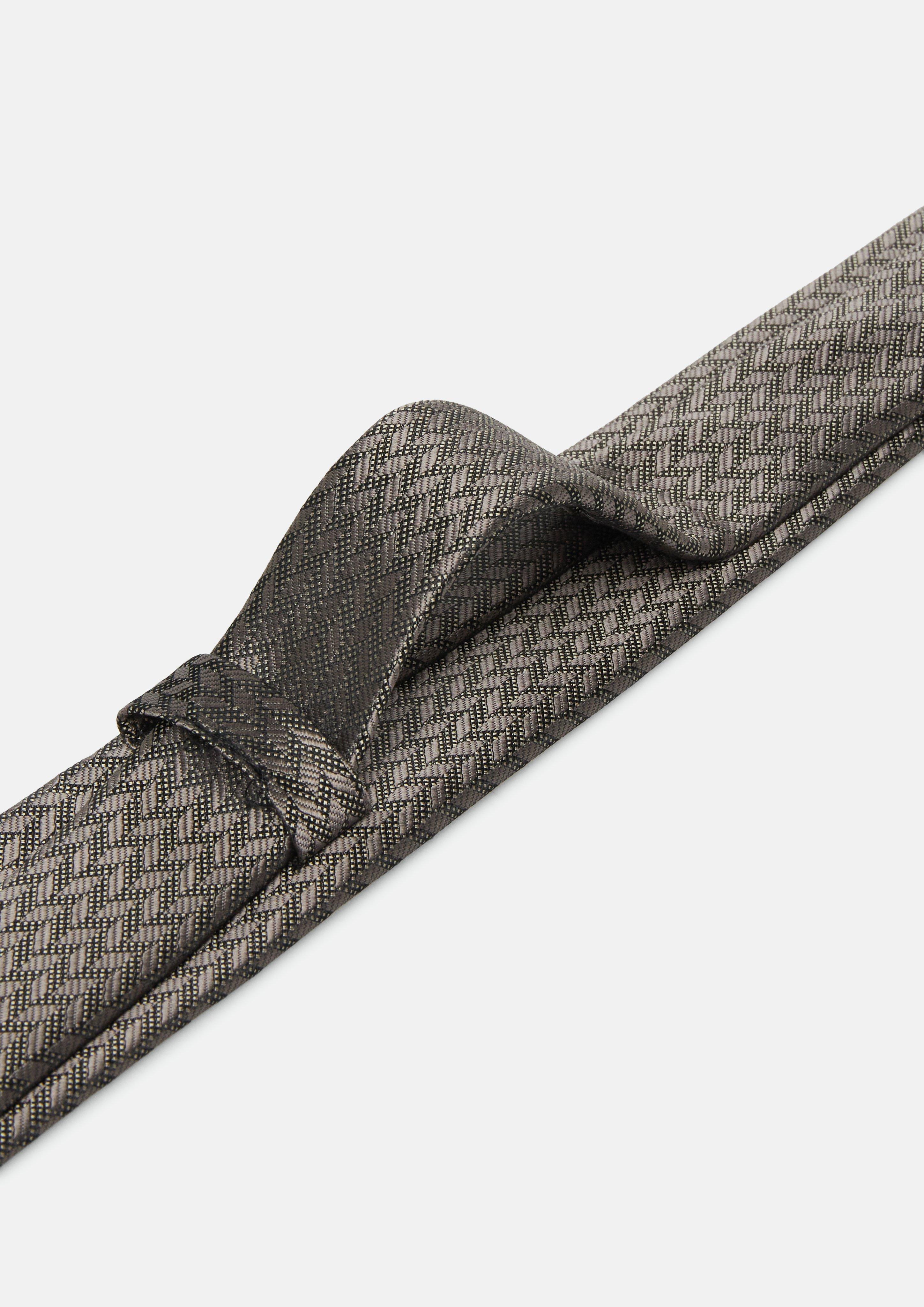 Herren Krawatte in grau von s.Oliver BLACK LABEL