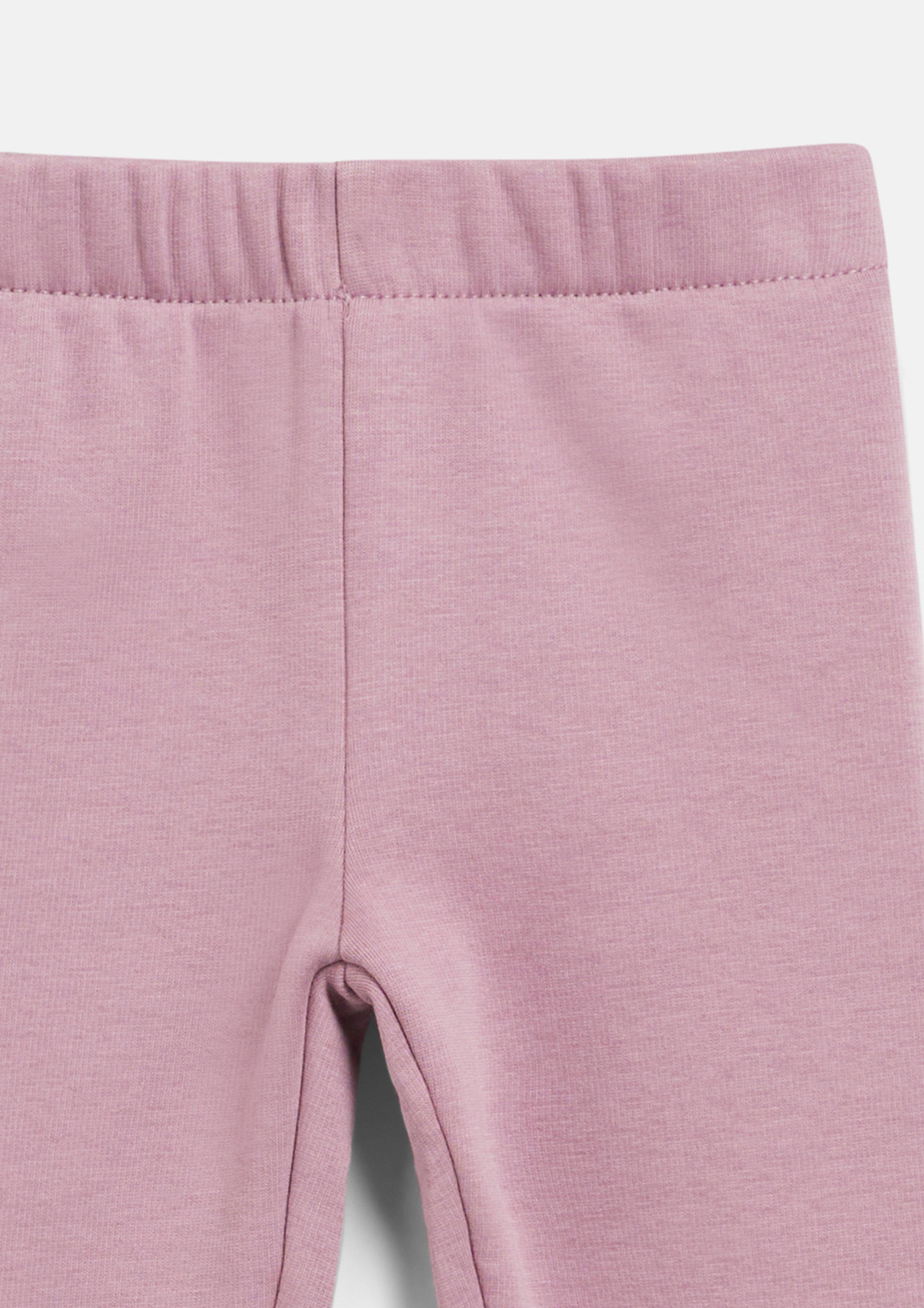 Junior Thermofleece-legging met elastische tailleband in roze van s.Oliver