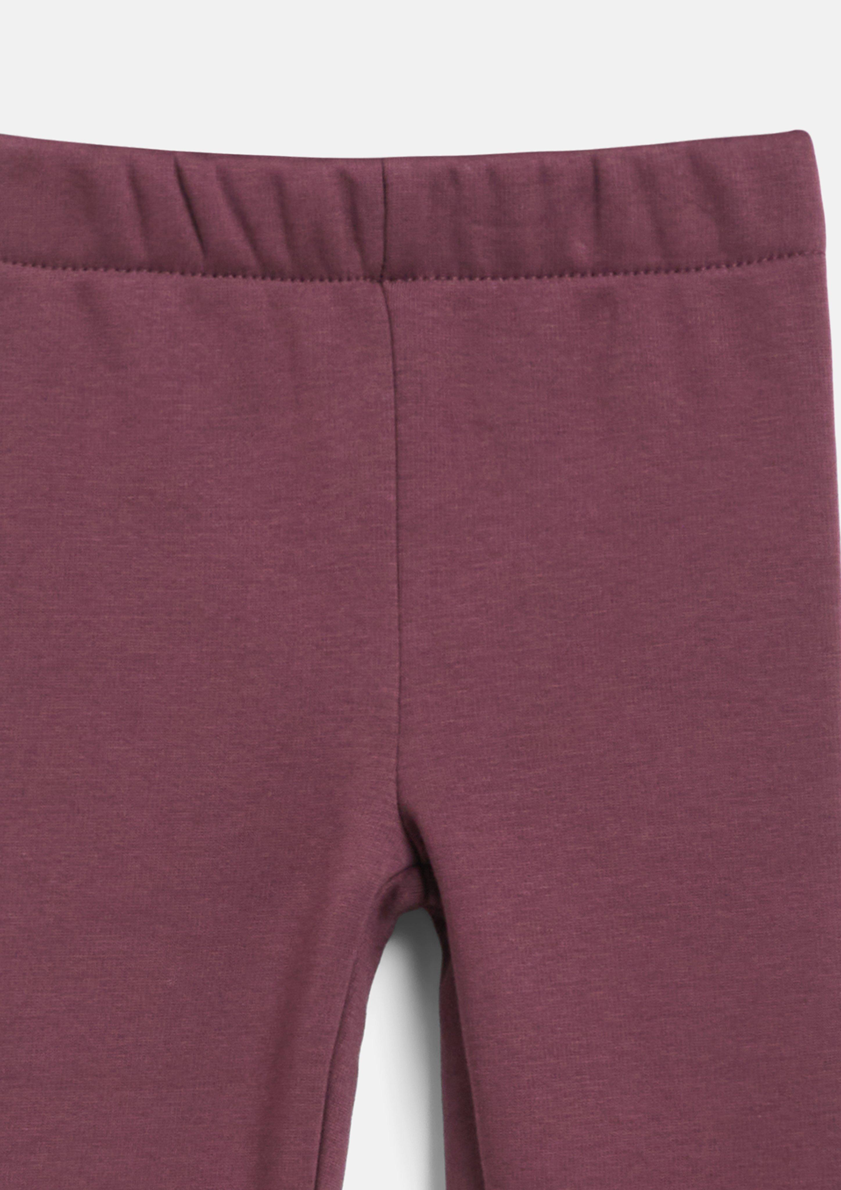 Junior Leggings en polaire thermique avec taille élastiquée en rouge de s.Oliver
