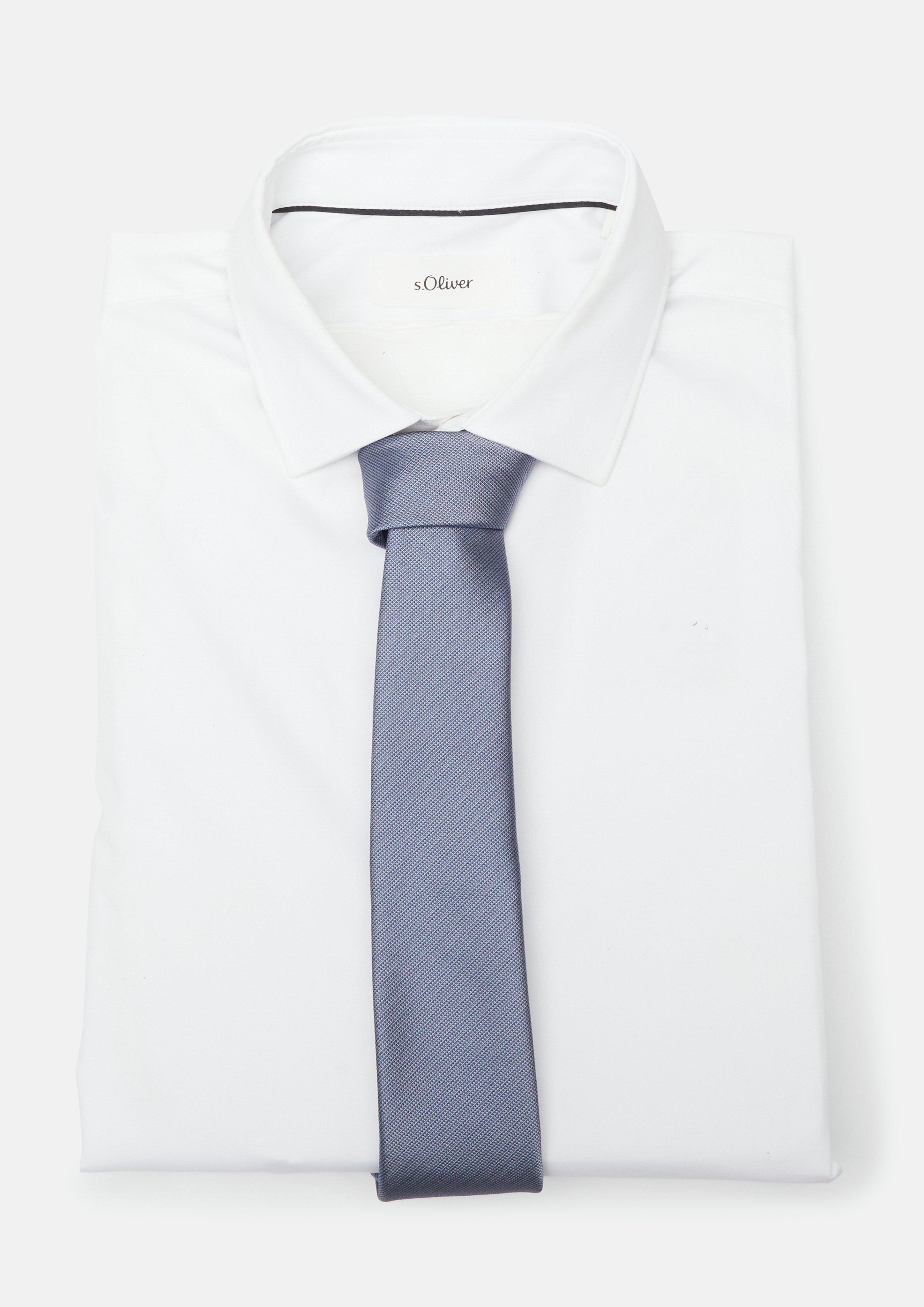 Herren Krawatte in blau von s.Oliver BLACK LABEL
