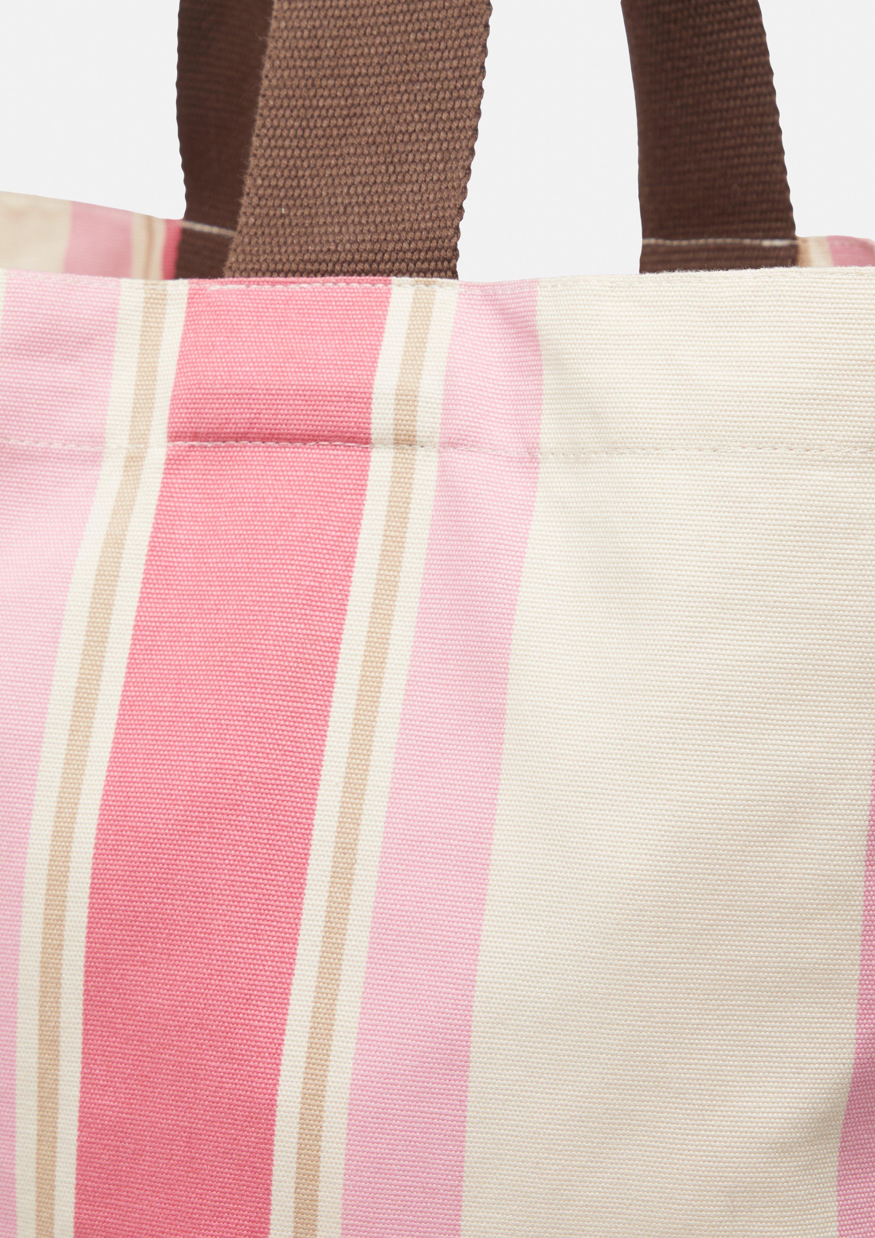 Gestreifte Canvas Shopper in  von COMMA