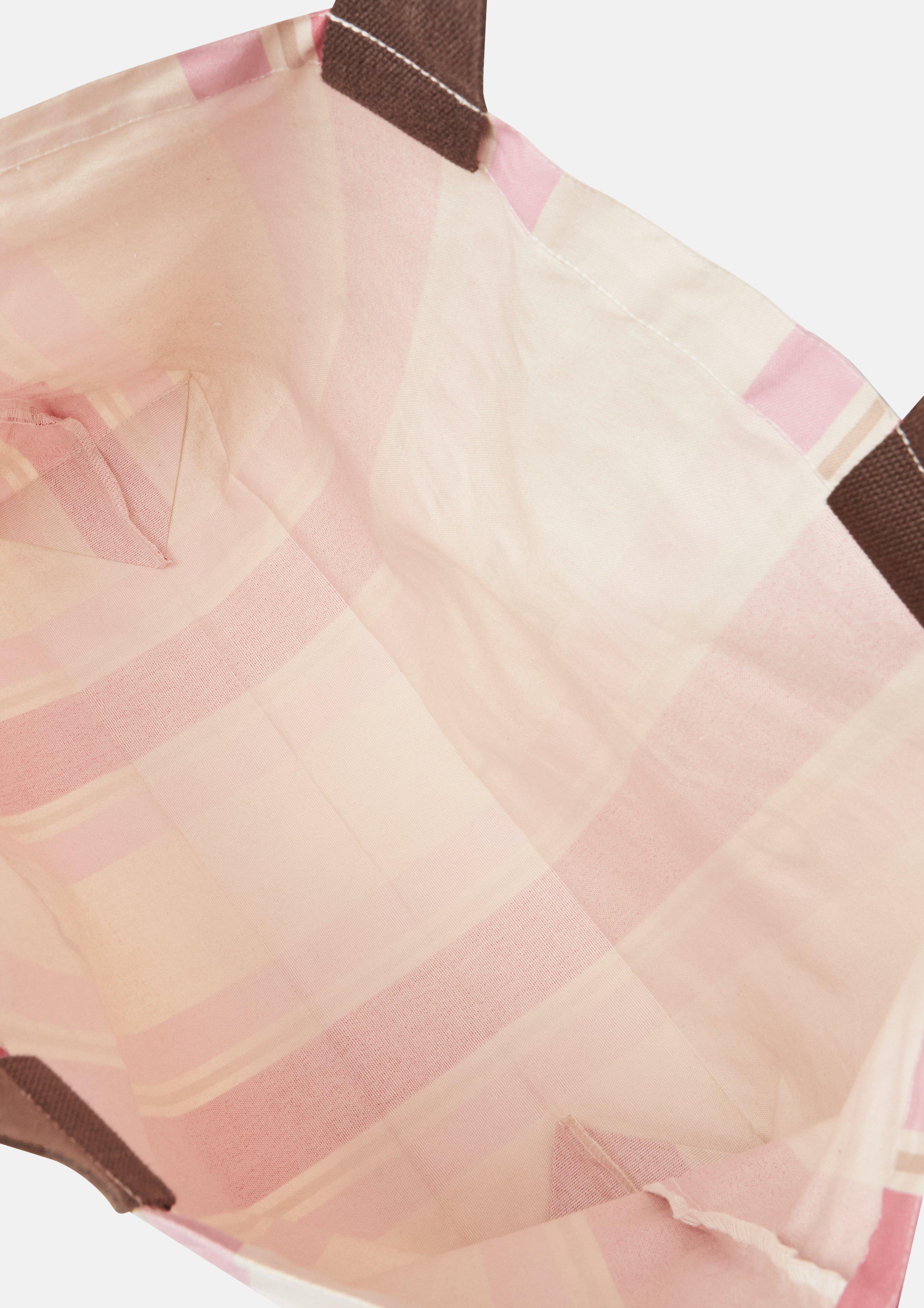 Gestreifte Canvas Shopper in  von COMMA